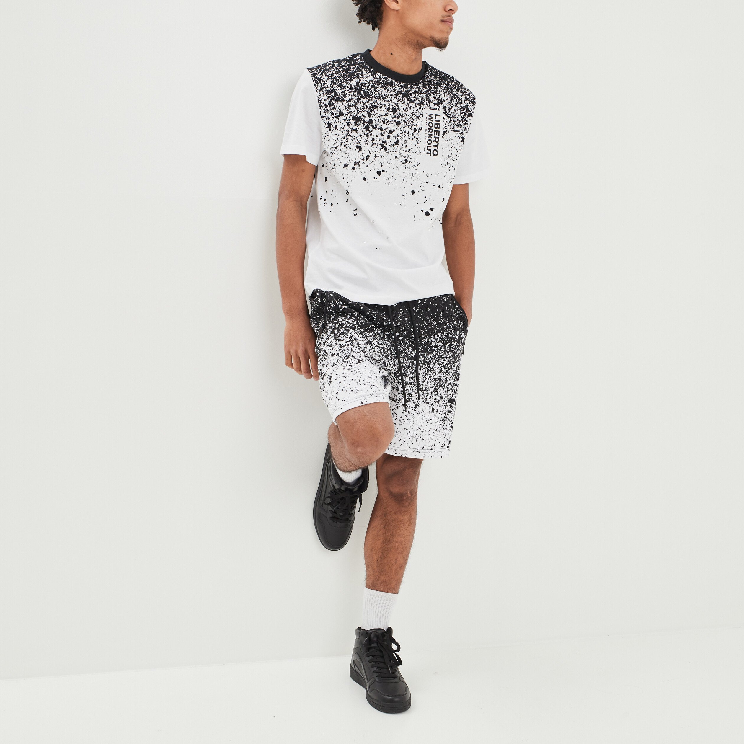 t shirt manches courtes liberto blanc homme T-shirt manches courtes Liberto blanc homme