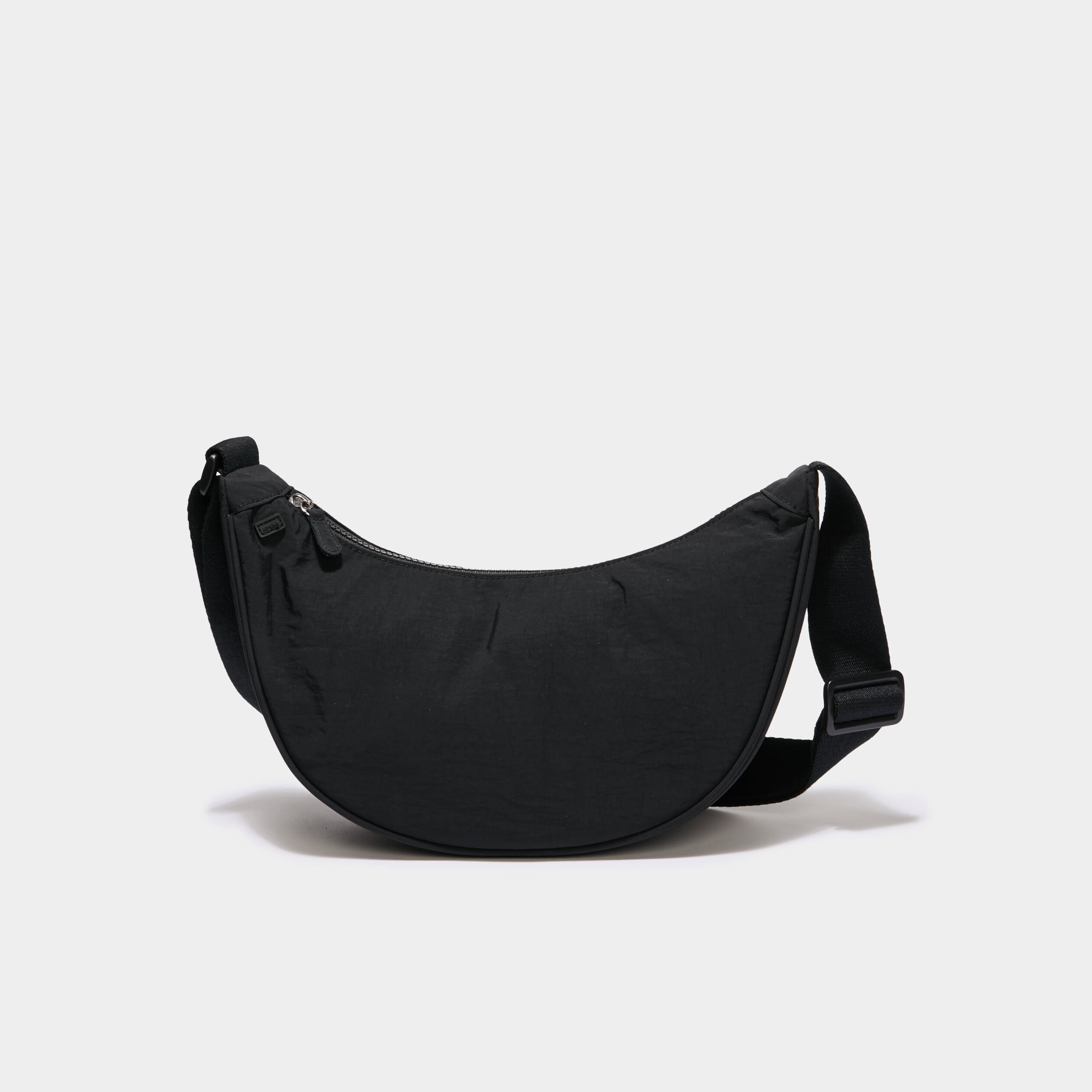 Sac banane en bandouli&egrave;re noir femme