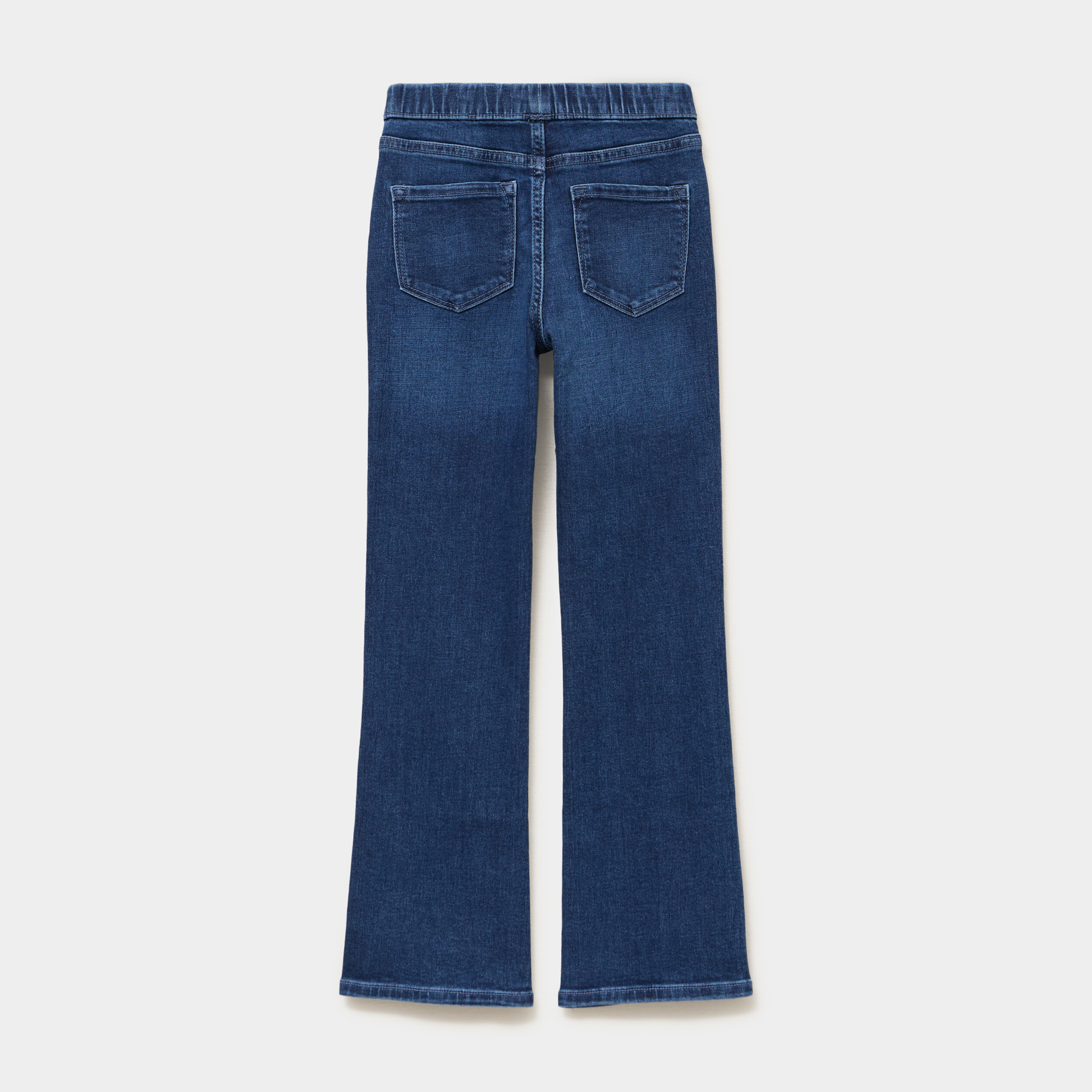 Jegging bootcut taille &eacute;lastiqu&eacute;e denim stone fille