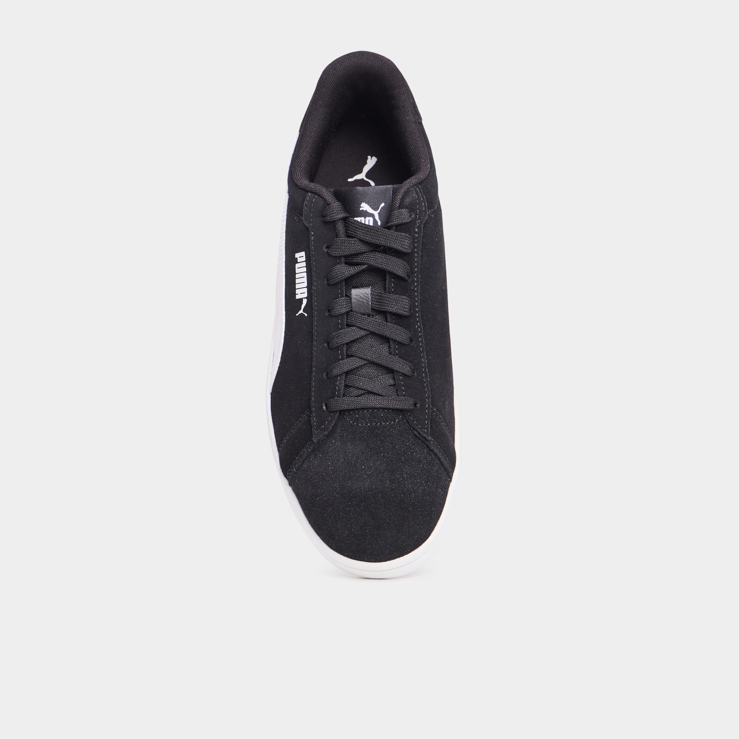 Baskets cuir su&eacute;dine Puma Smash V3 noir homme
