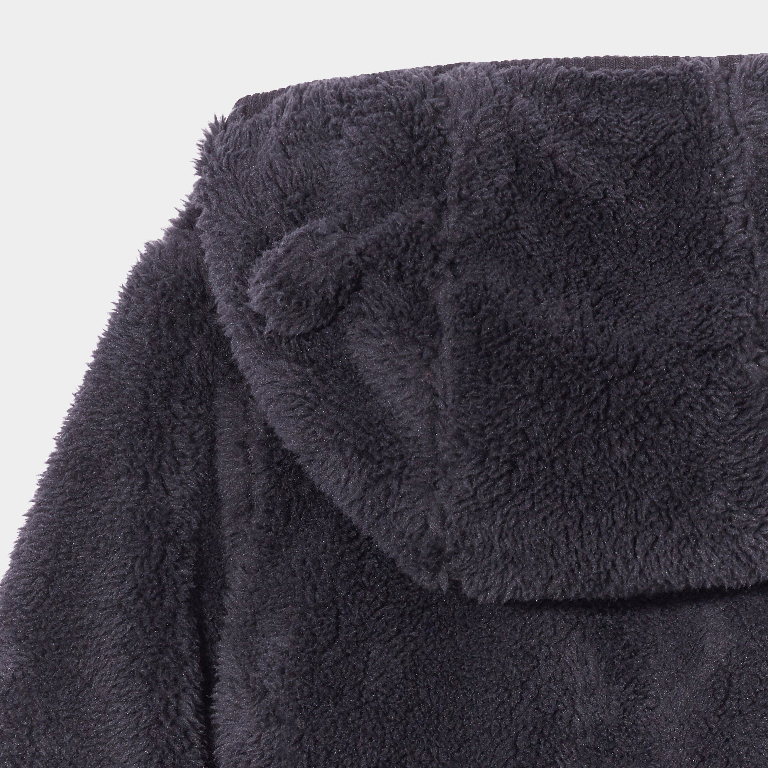 gilet fausse fourrure zippe a capuche gris fonce bebeg Gilet fausse fourrure zippé à capuche gris foncé bébé garçon