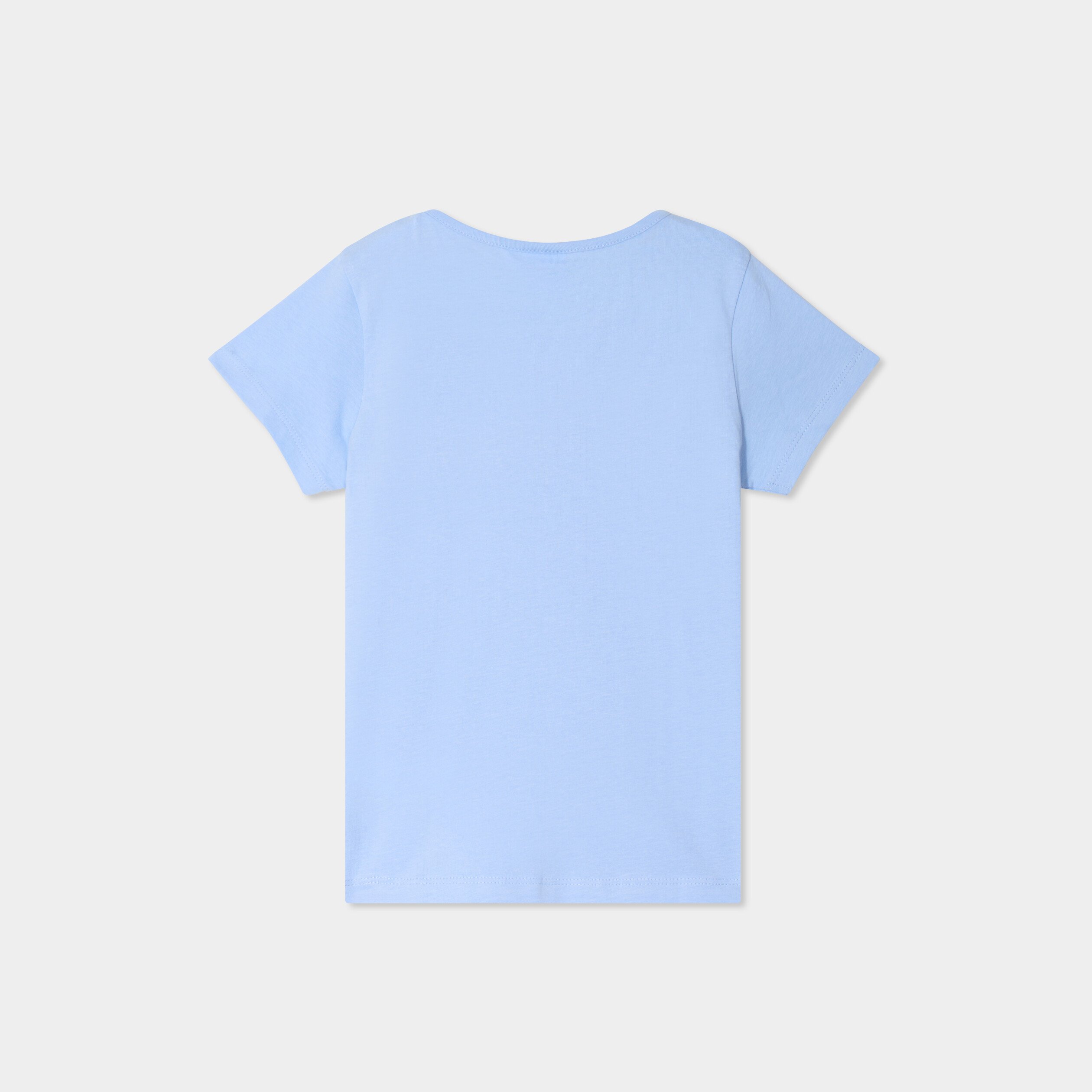 ensemble pyjama short coton stitch bleu clair fille Ensemble pyjama short coton Stitch bleu clair fille