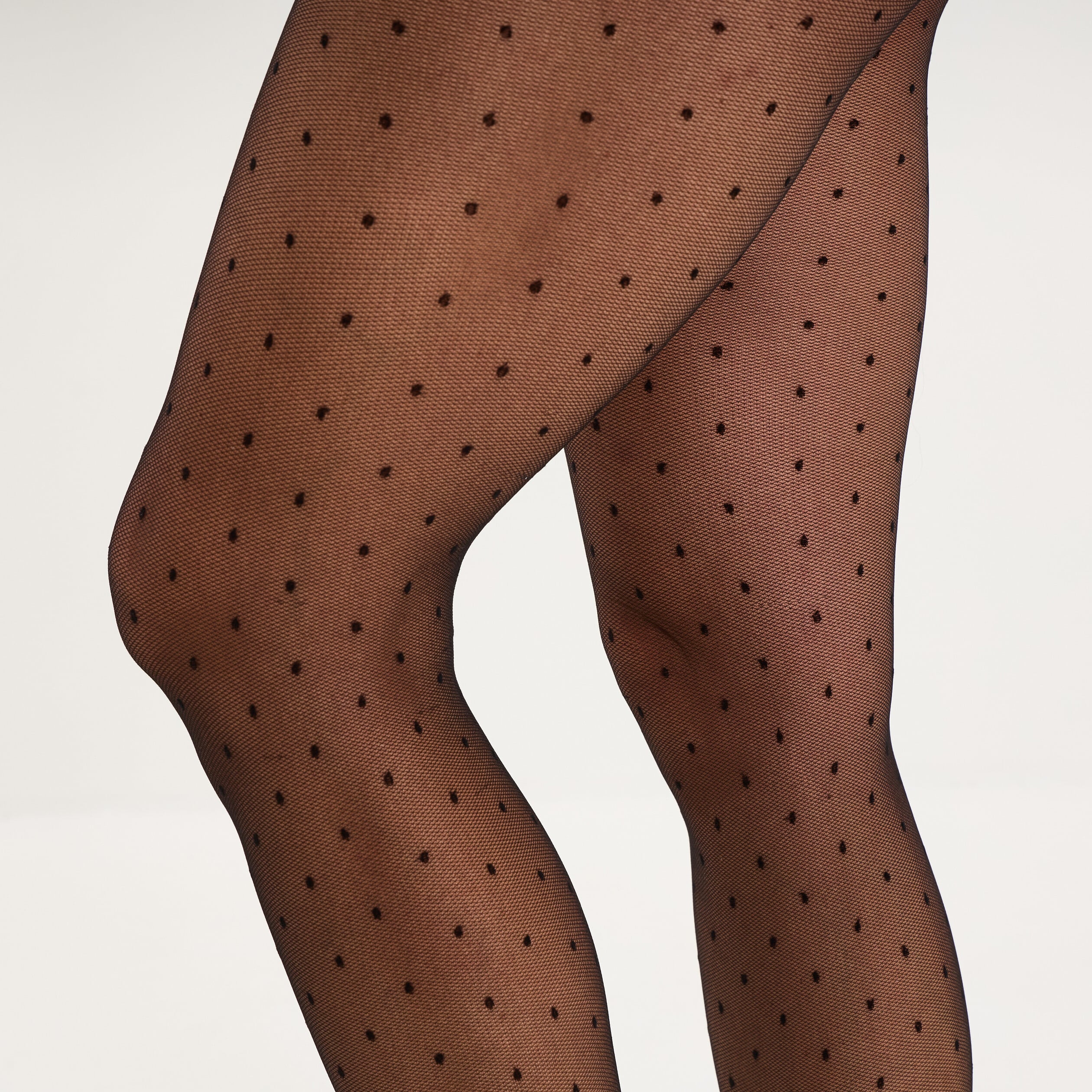 Collants semi-transparents 40D noir femme