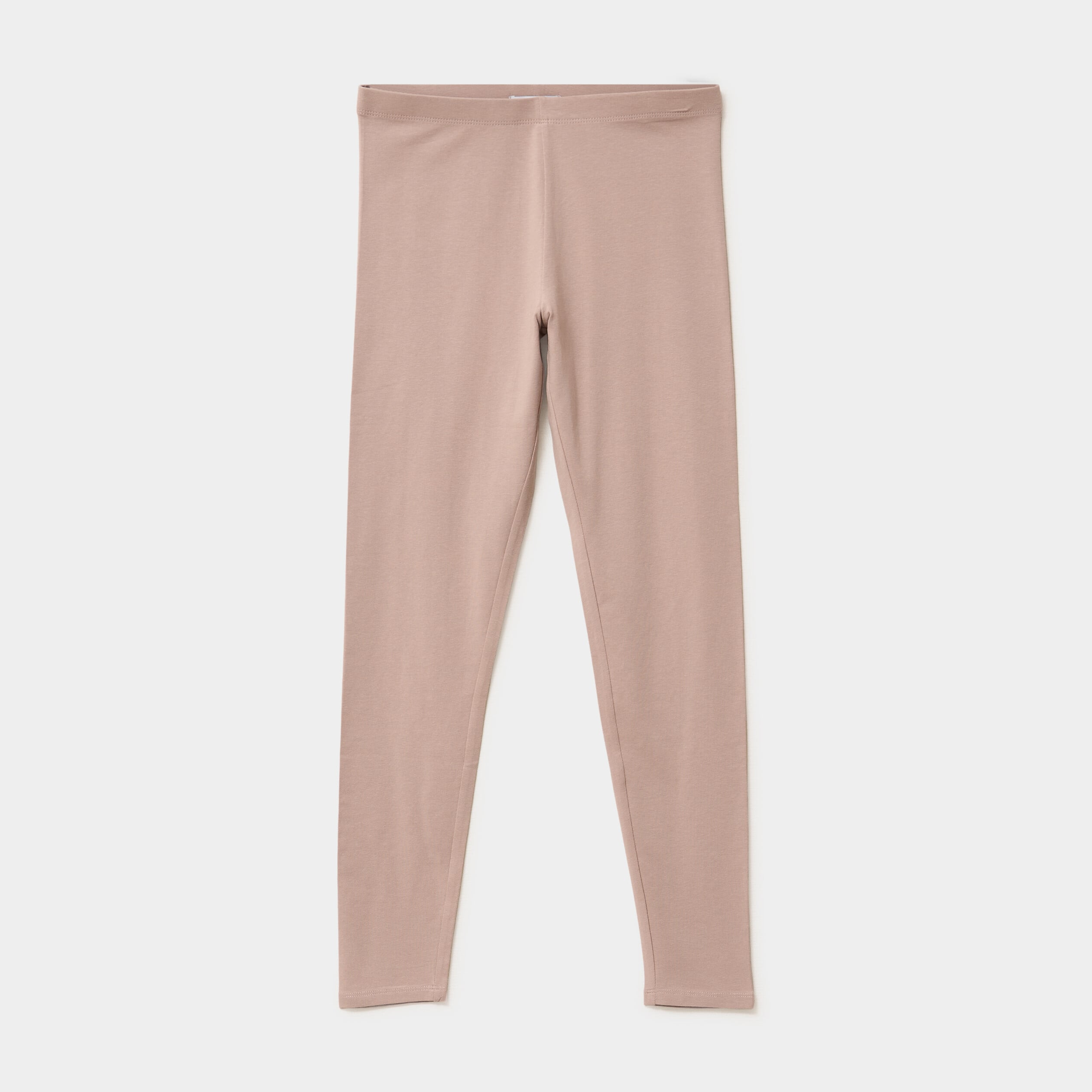 Legging taille haute marron clair femme