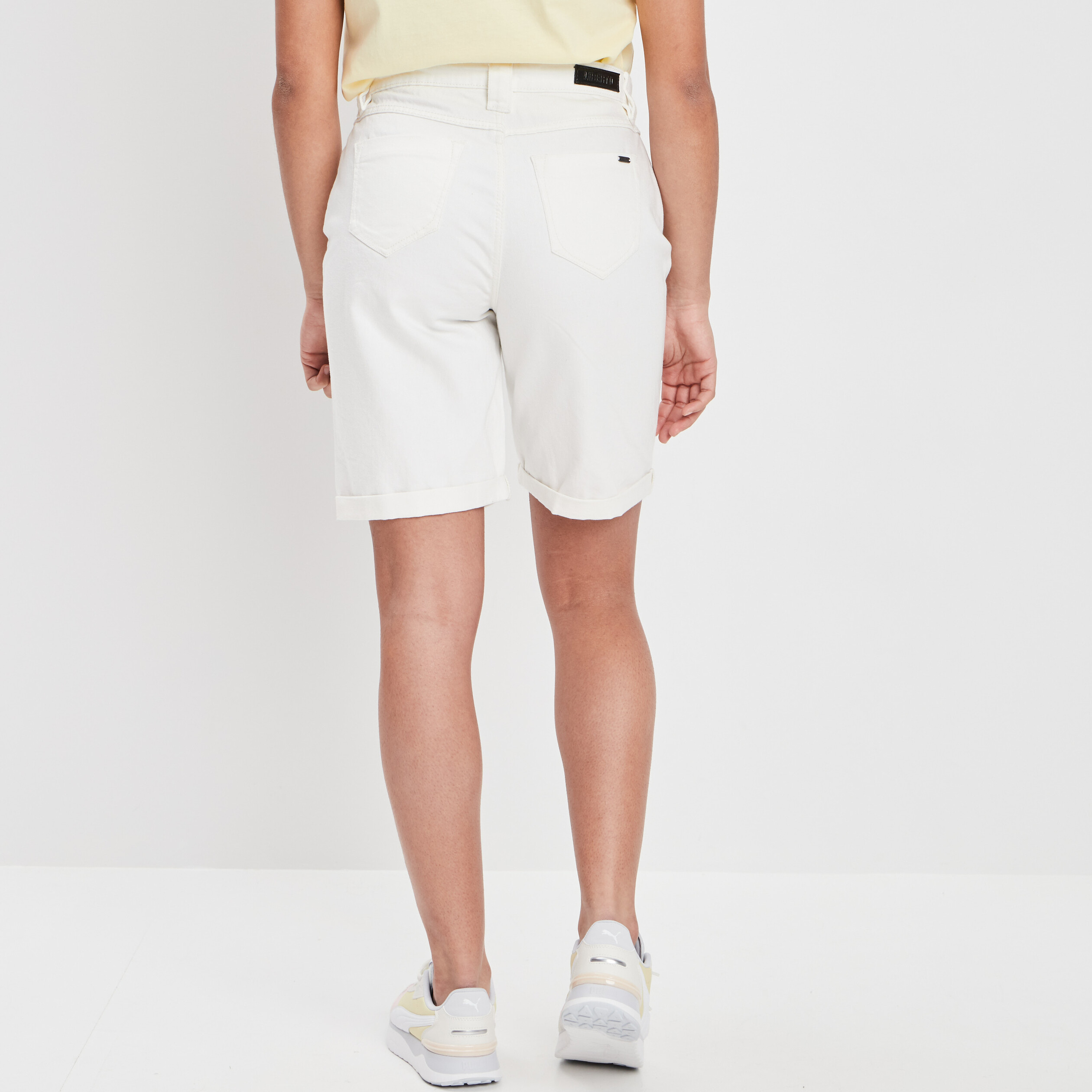 Bermuda droit sable femme