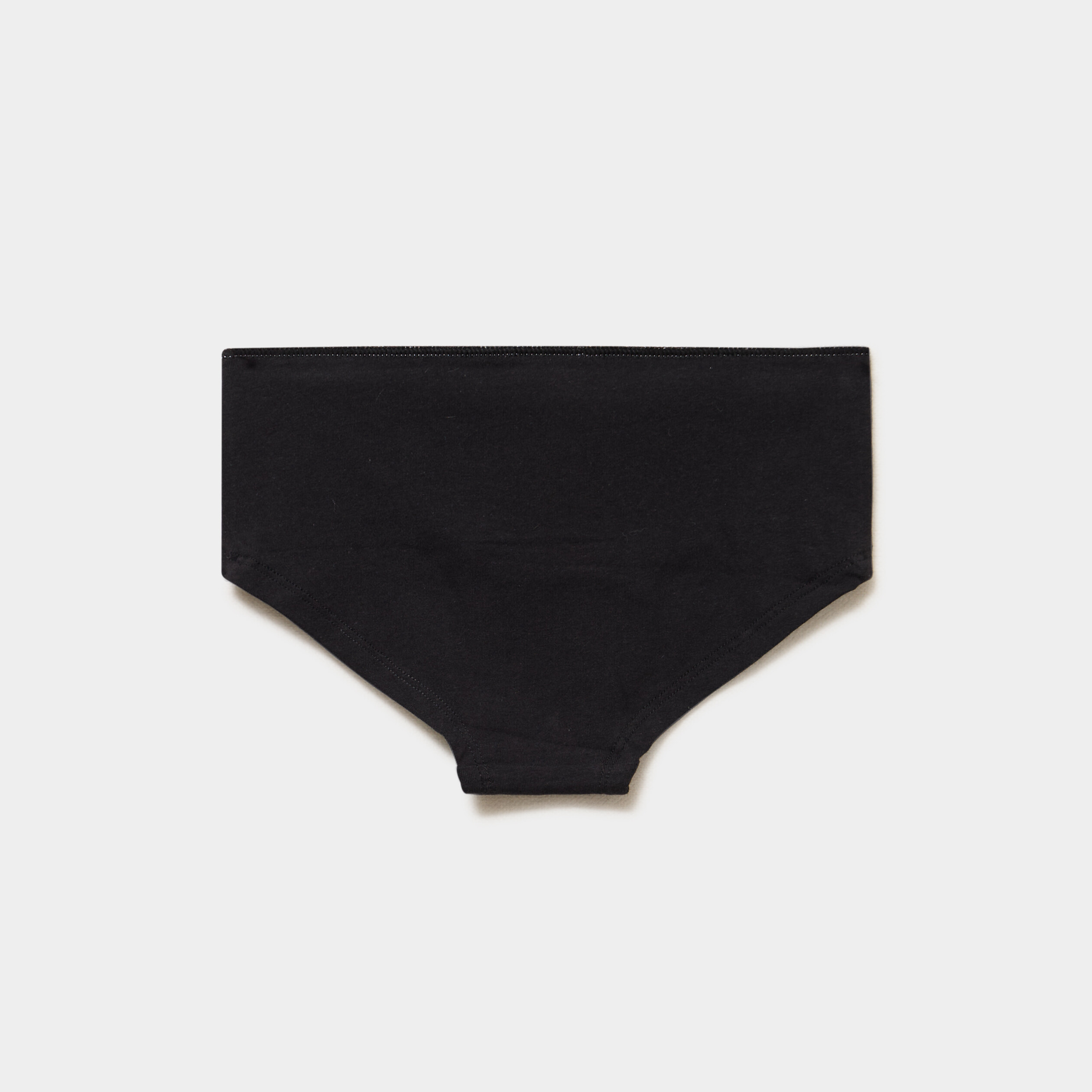 Lot 5 shortys coton majoritaire noir fille