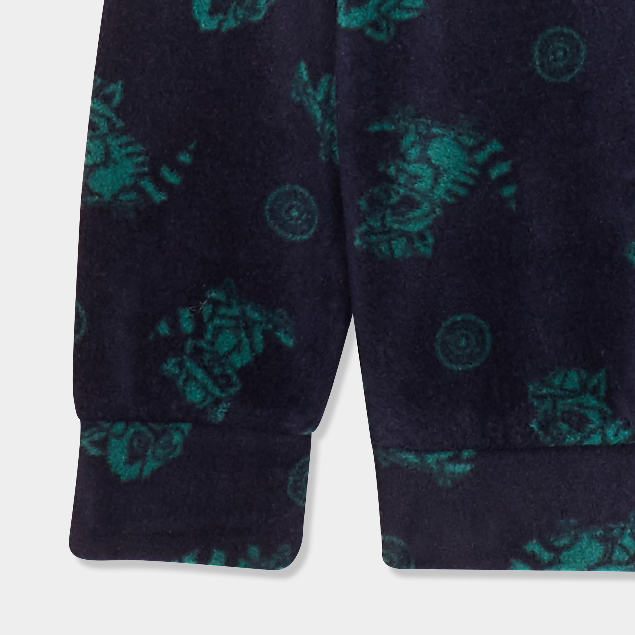 Ensemble pyjama effet polaire 2 pi&egrave;ces bleu marine gar&ccedil;on
