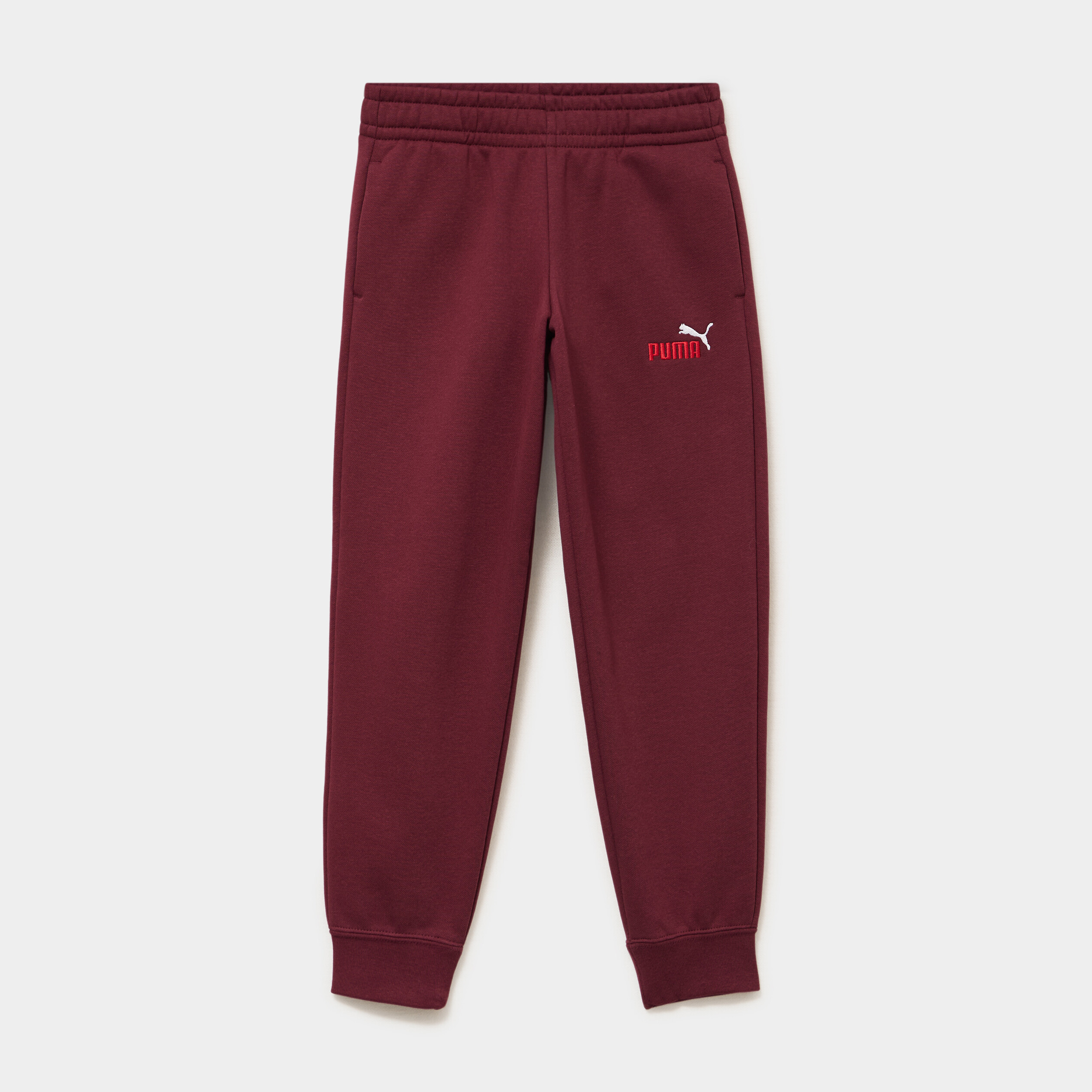 Pantalon de jogging droit Puma bordeaux gar&ccedil;on