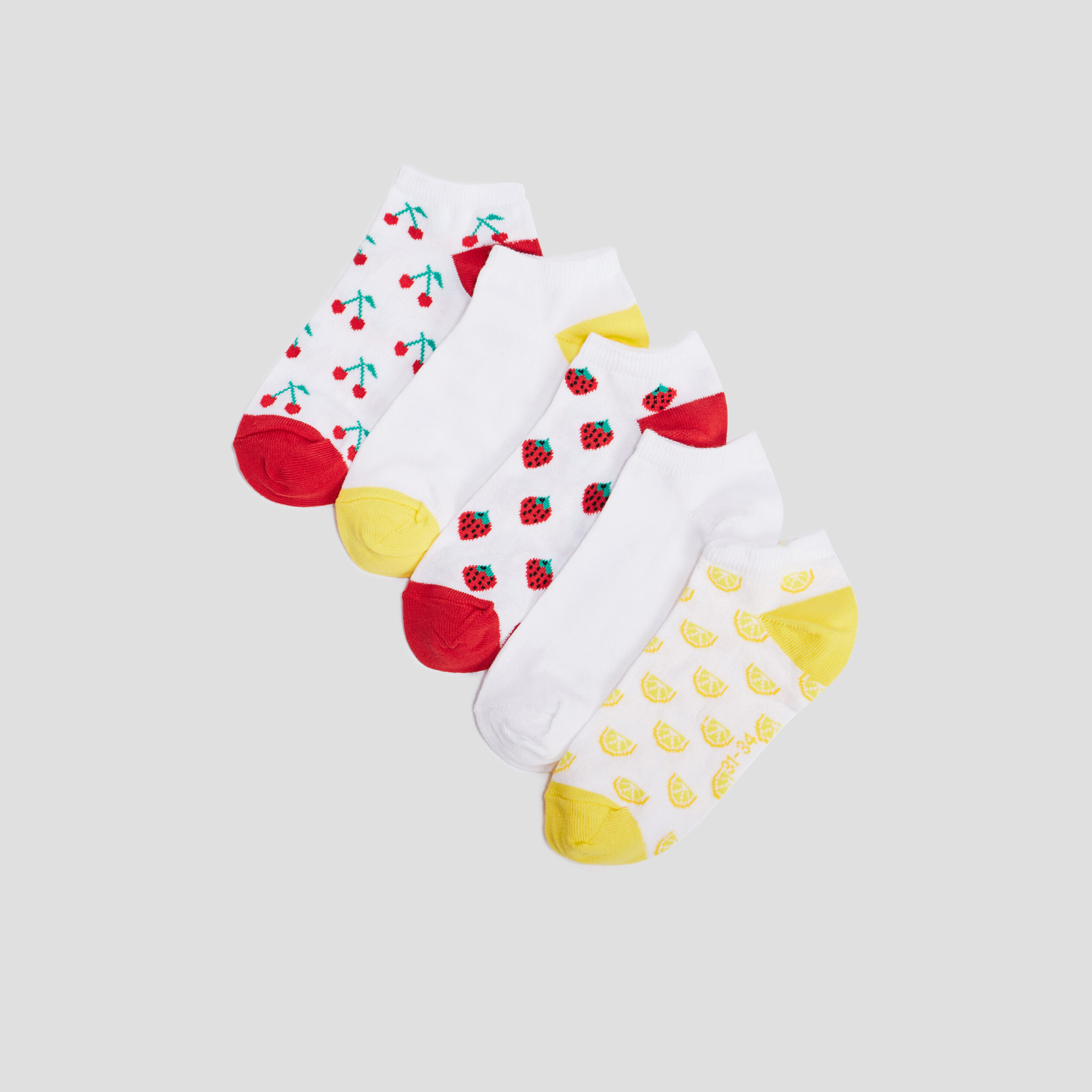 lot 5 paires socquettes multicolore fille Lot 5 paires socquettes multicolore fille