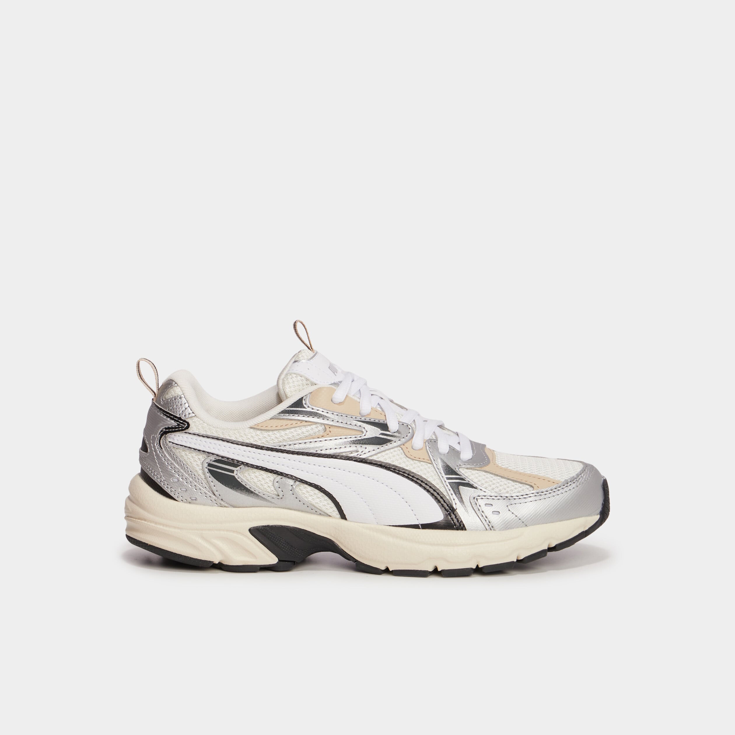 Baskets running Puma Milenio Tech gris argent femme