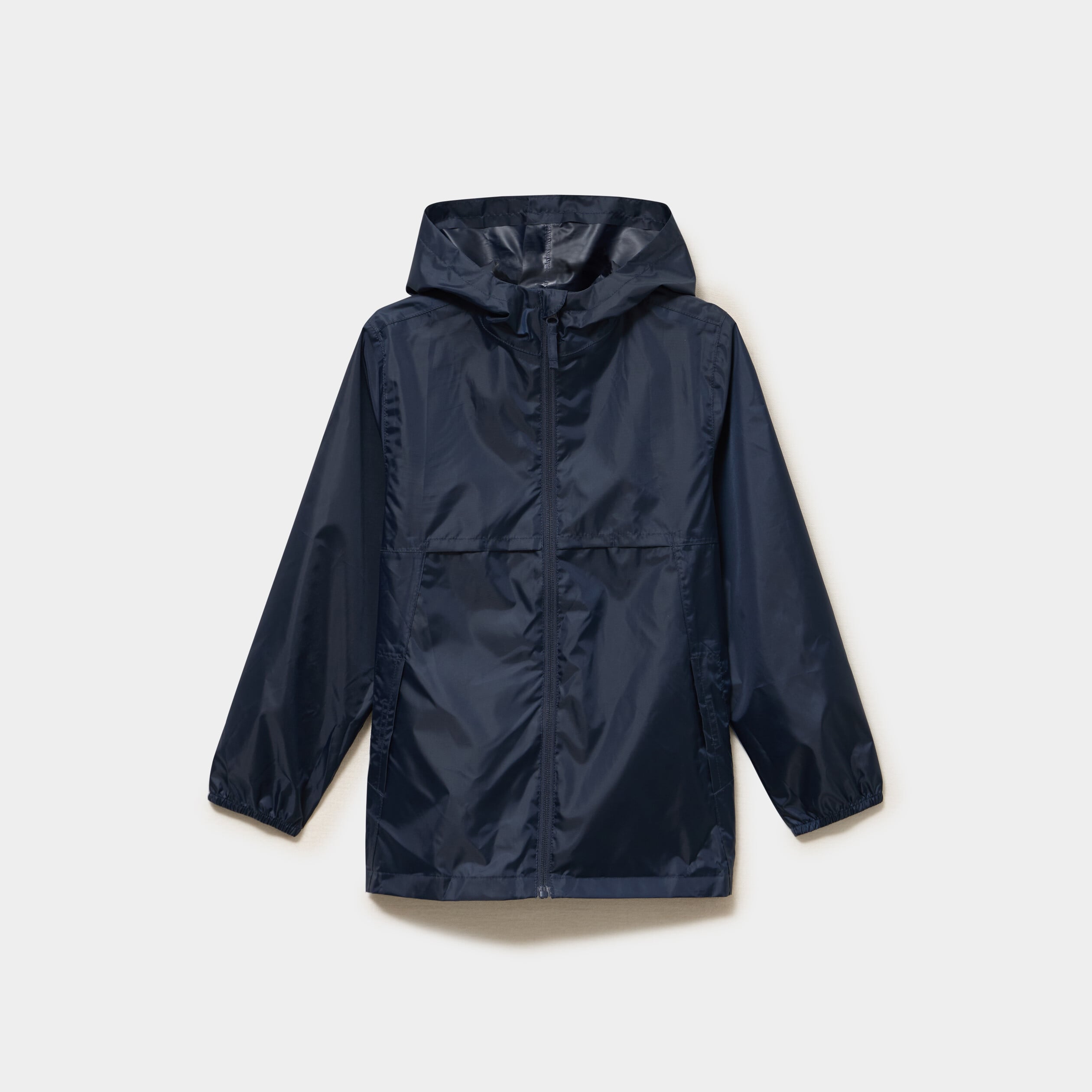 Veste imperm&eacute;able coupe-vent bleu marine mixte