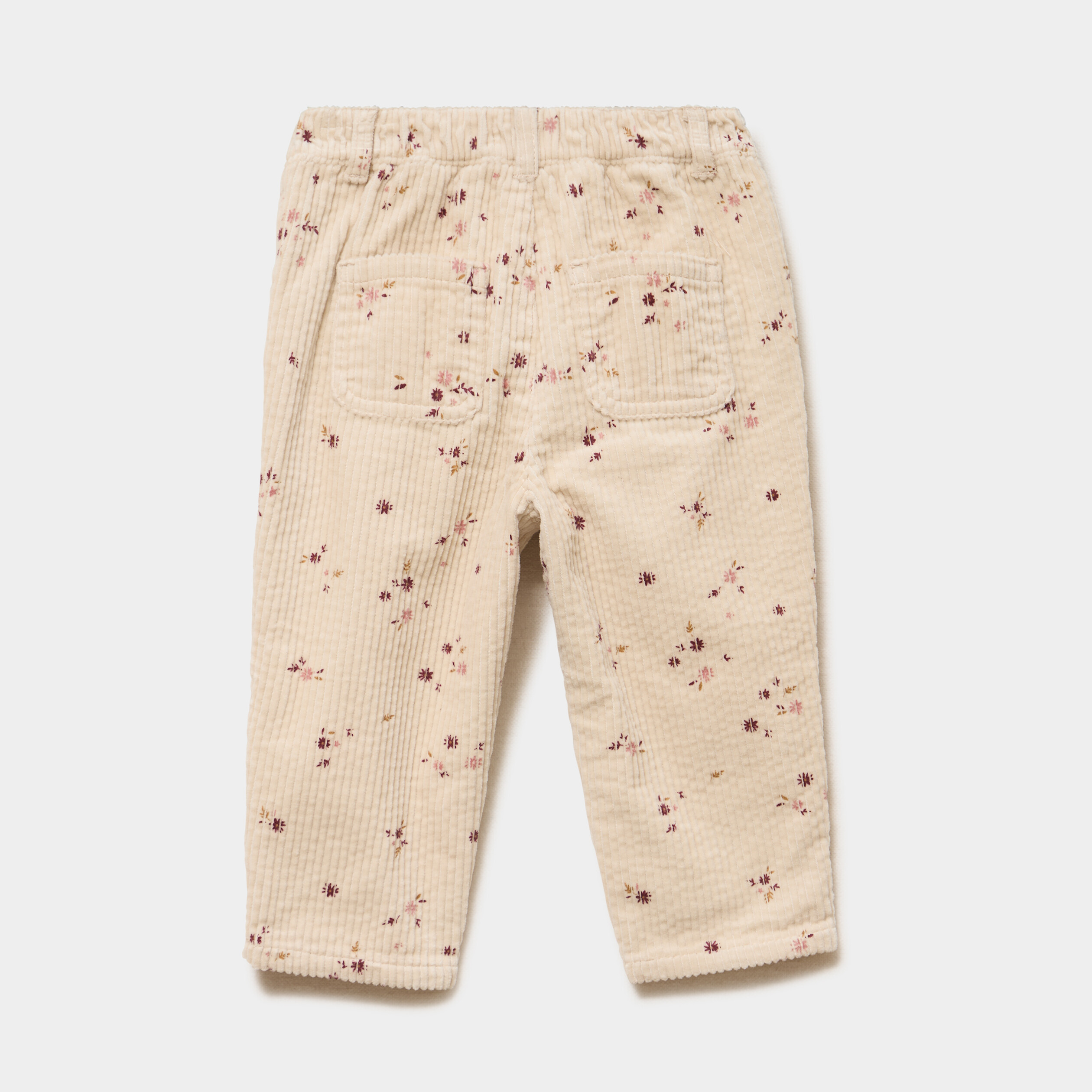 Pantalon effet velours c&ocirc;tel&eacute; coton ficelle b&eacute;b&eacute; fille
