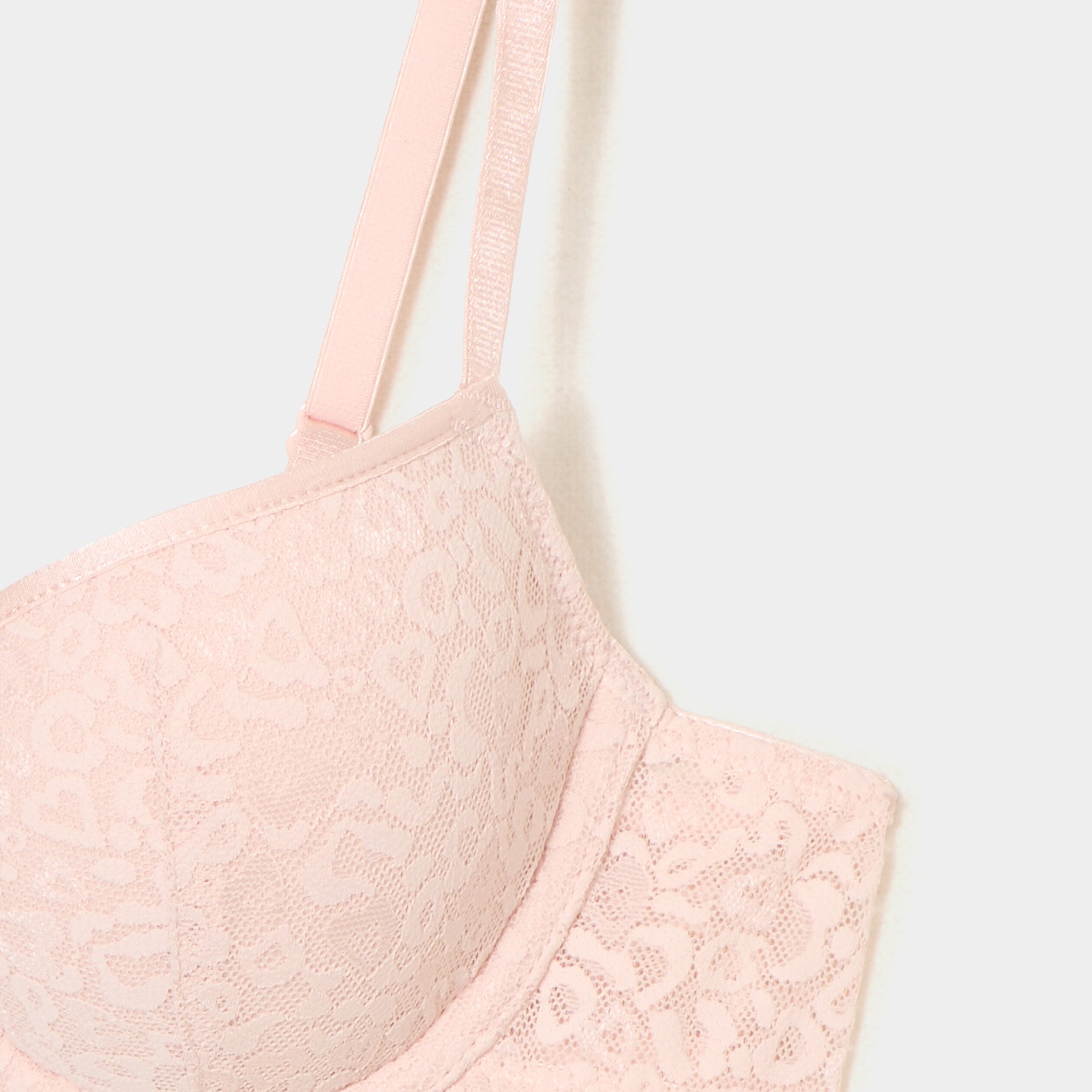 lot 2 soutiens gorge corbeille padde rose pastel femme Lot 2 soutiens-gorge corbeille paddé rose pastel femme