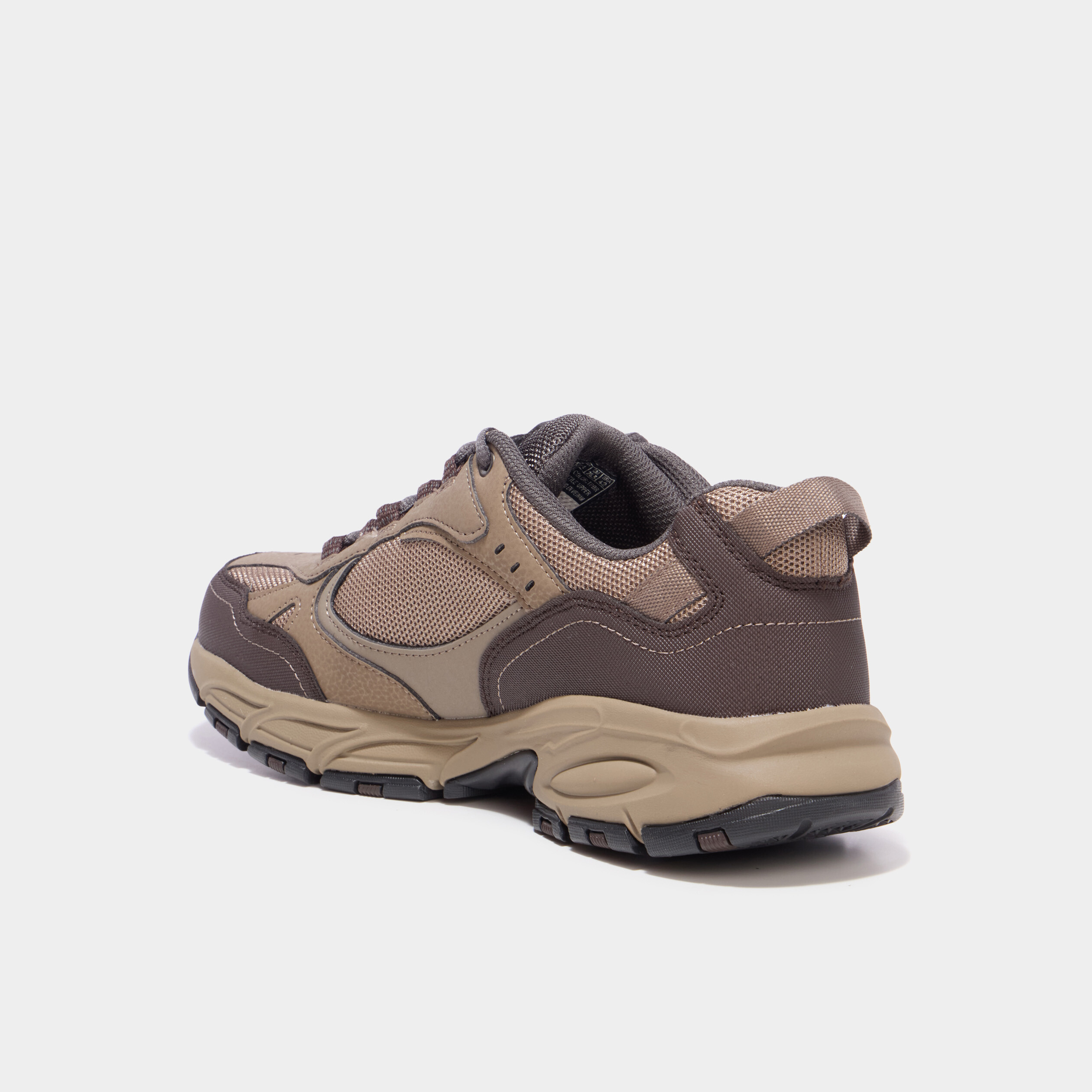 Baskets running semelle m&eacute;moire de forme sable homme