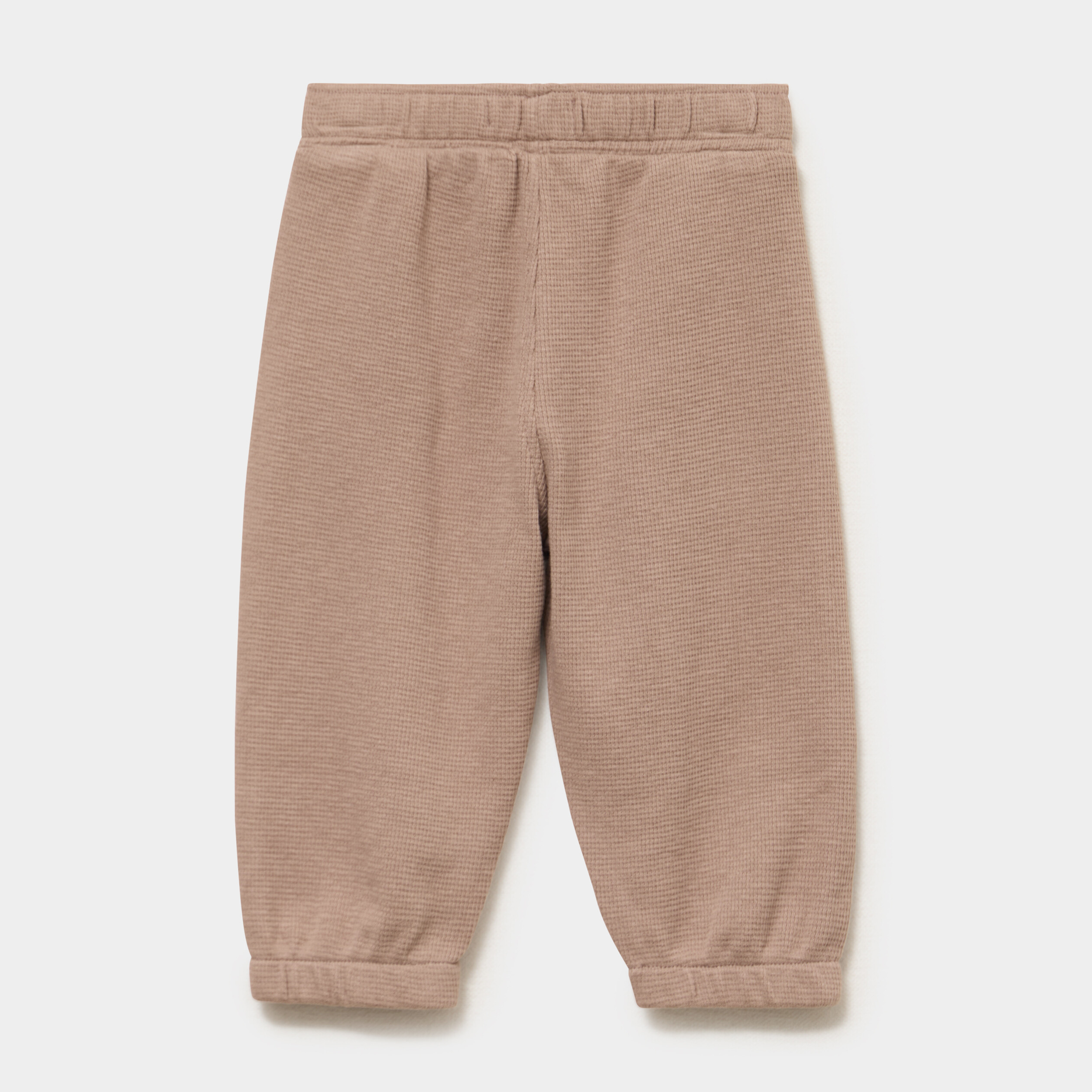 Pantalon droit bas resserr&eacute; coton taupe b&eacute;b&eacute; gar&ccedil;on