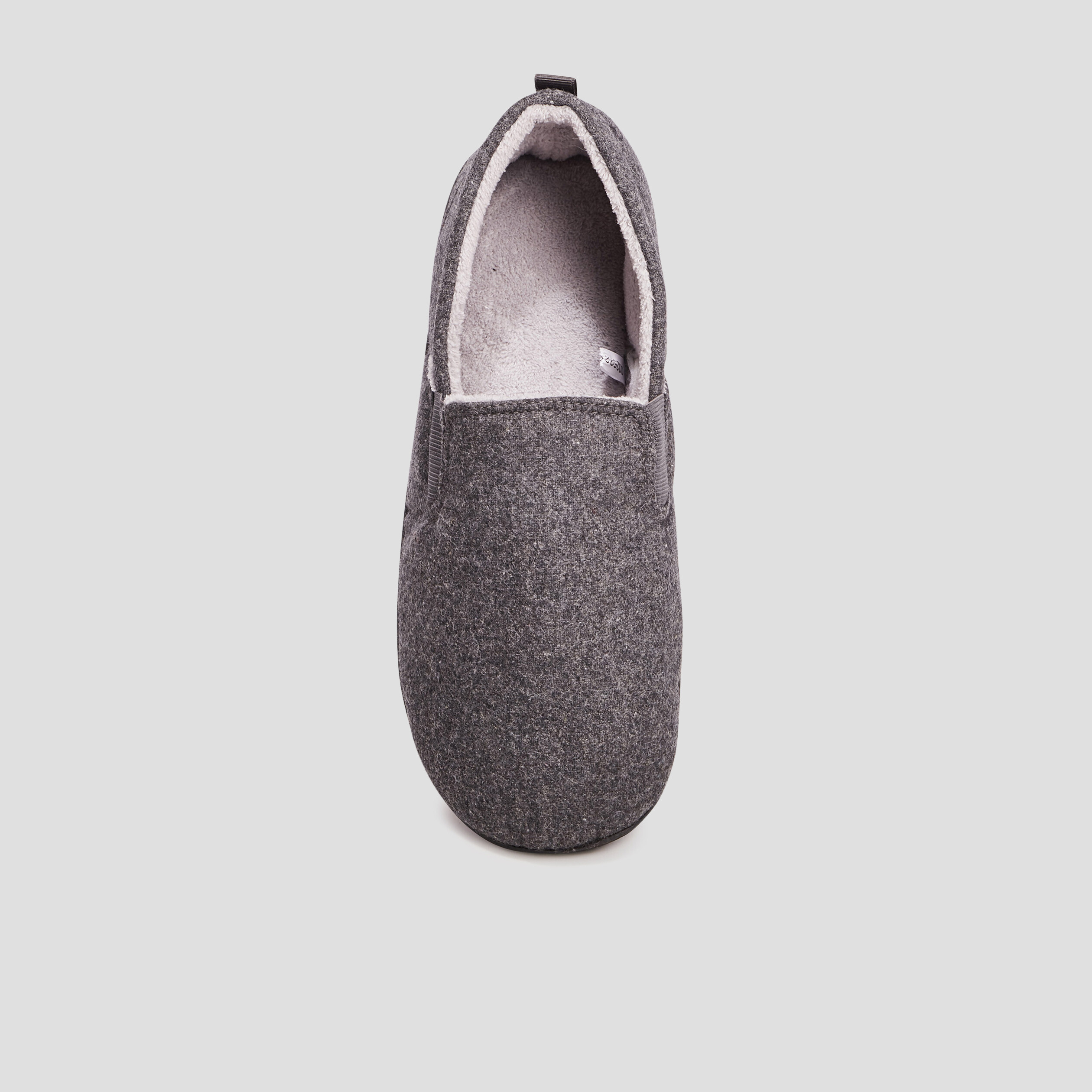 chaussons gris homme Chaussons gris homme