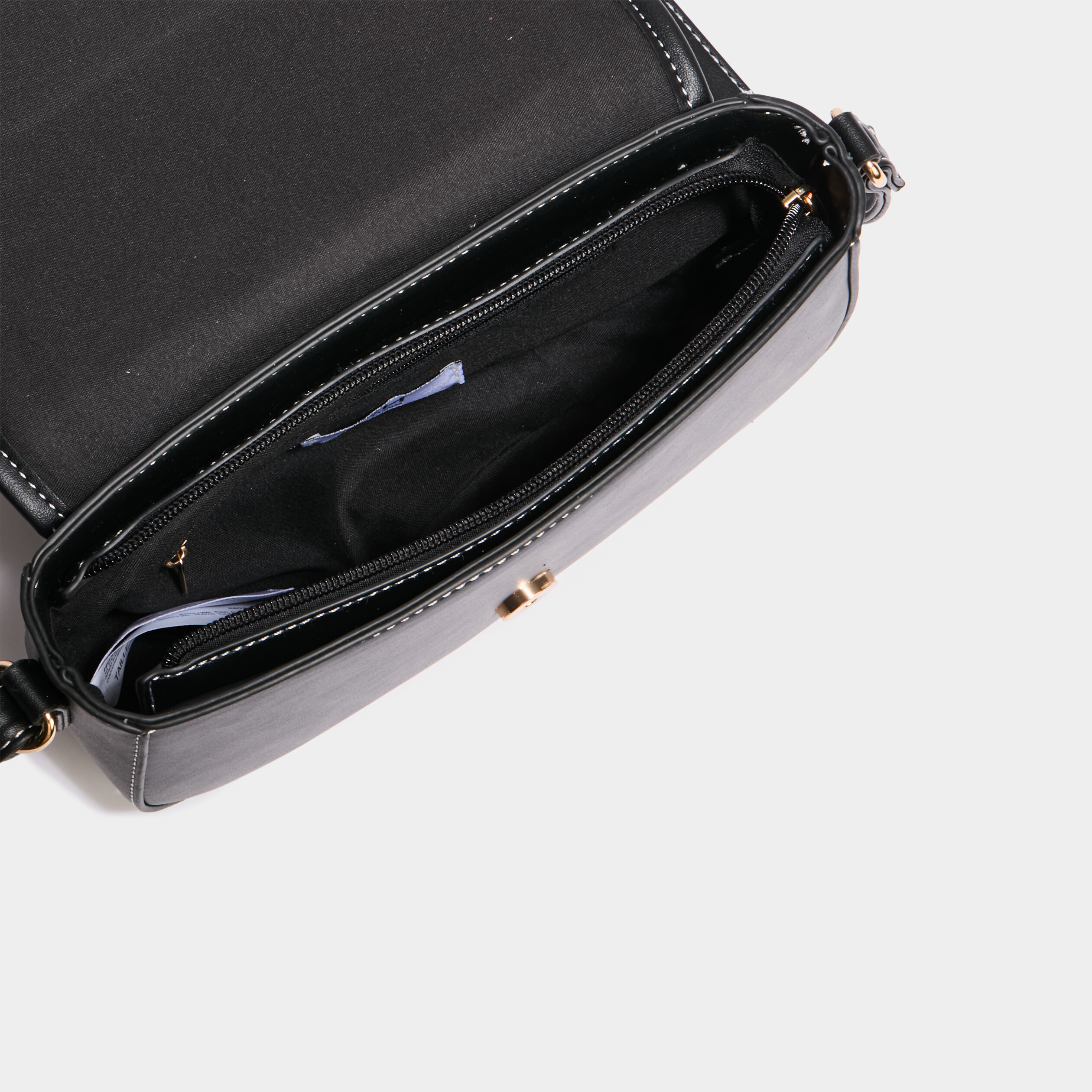 Sac besace en bandoulière noir femme