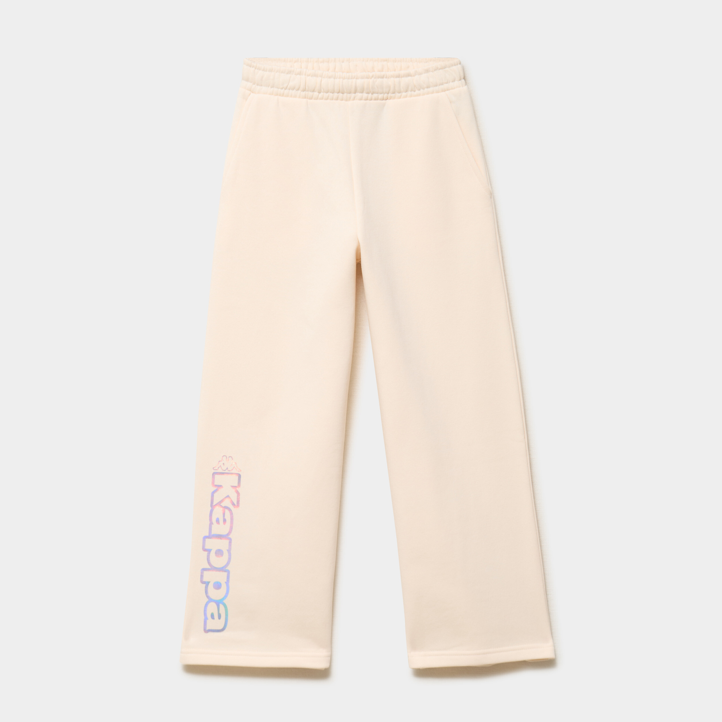Pantalon de jogging flare Kappa creme fille