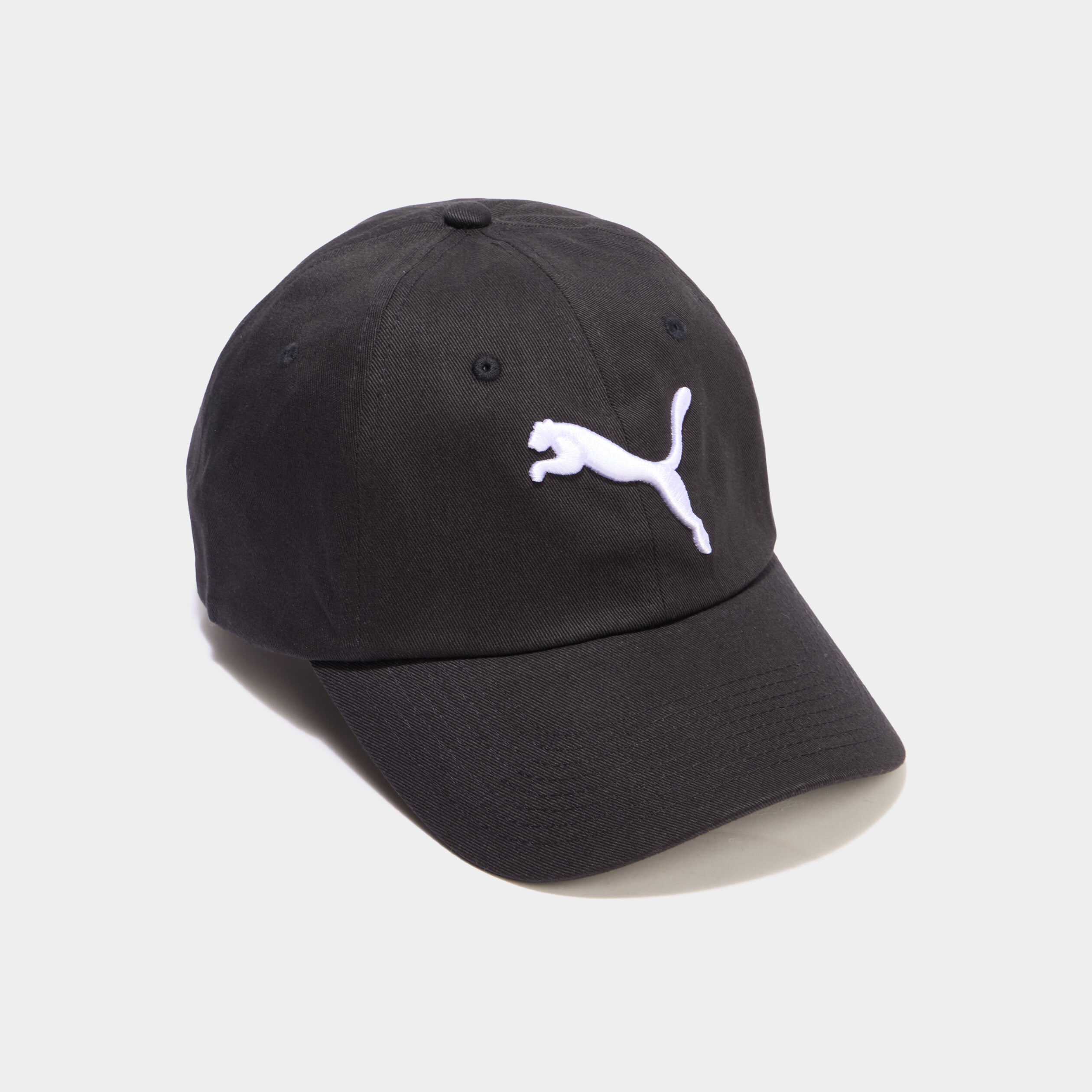 Casquette Puma logo r&eacute;glable en coton noir homme