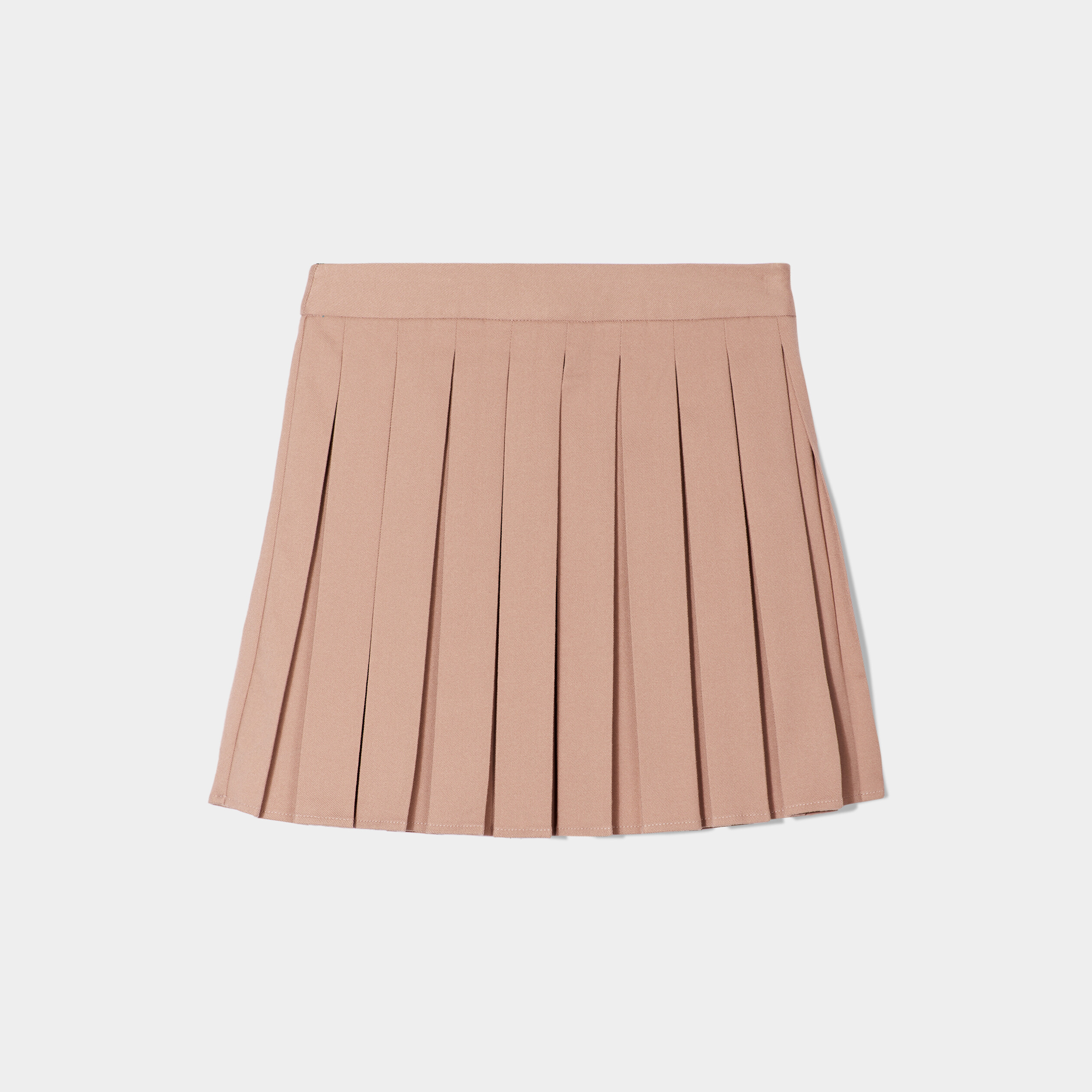 jupe courte plissee marron femme Jupe courte plissée marron femme