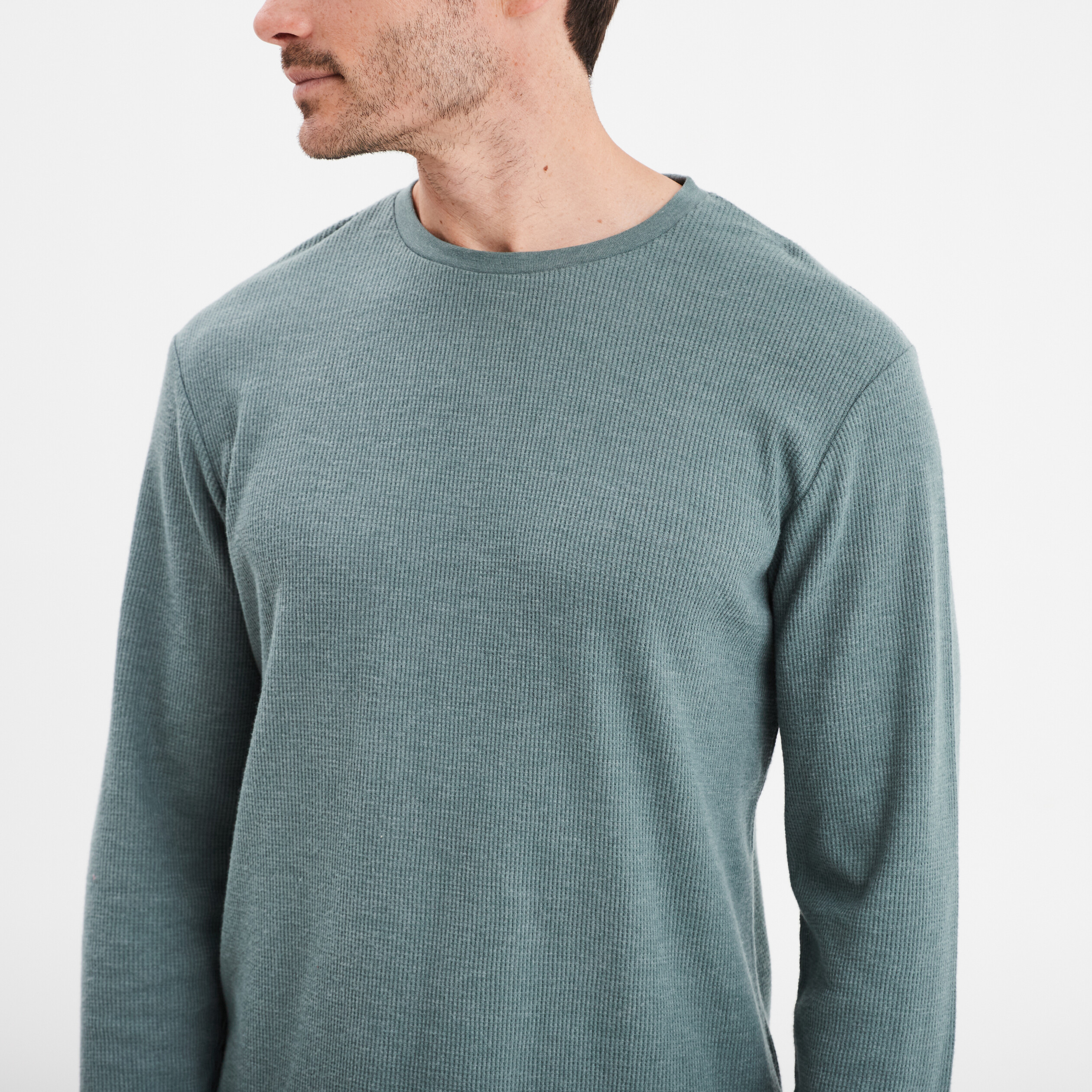 ensemble pyjama manches longues 2 pieces vert homme Ensemble pyjama manches longues 2 pièces vert homme