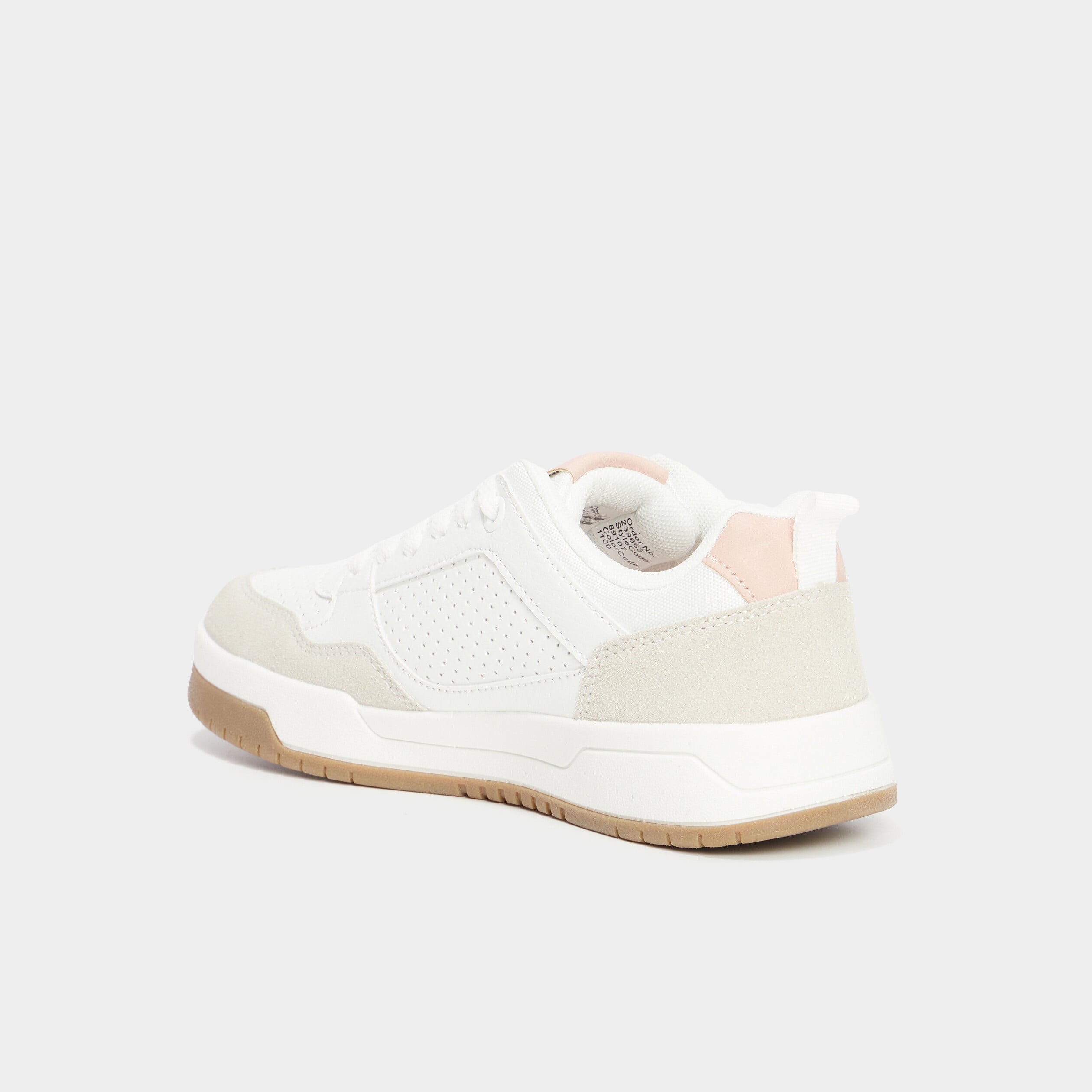 Tennis basses avec lacets Kappa vieux rose femme