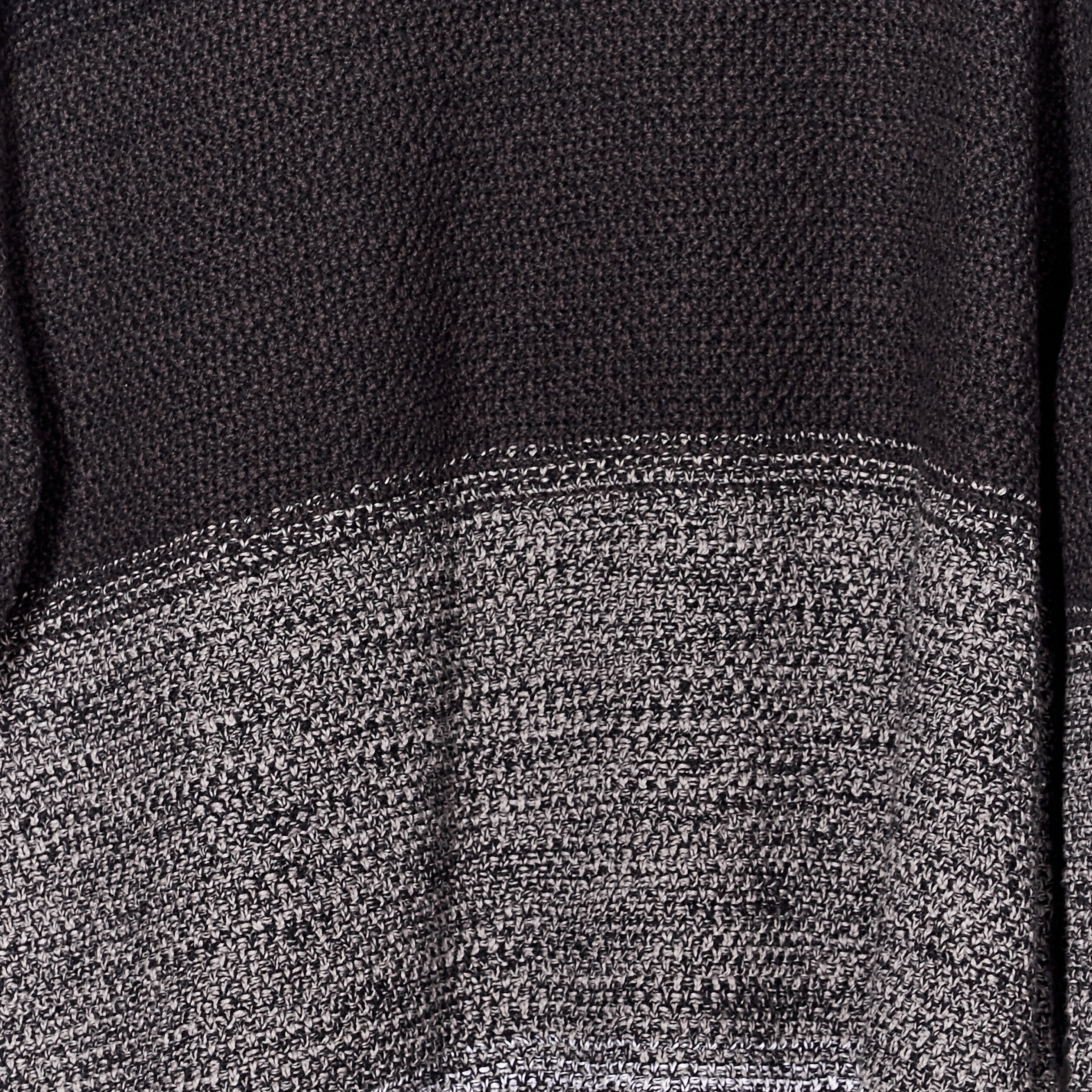Pull col rond manches longues Liberto gris foncé homme