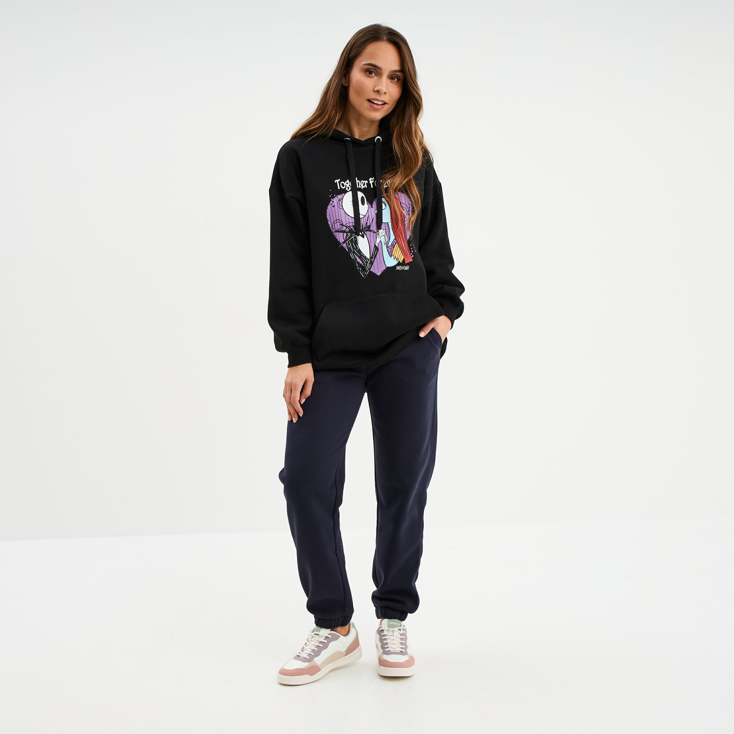 Sweat hoodie &Eacute;trange No&euml;l Monsieur Jack noir femme