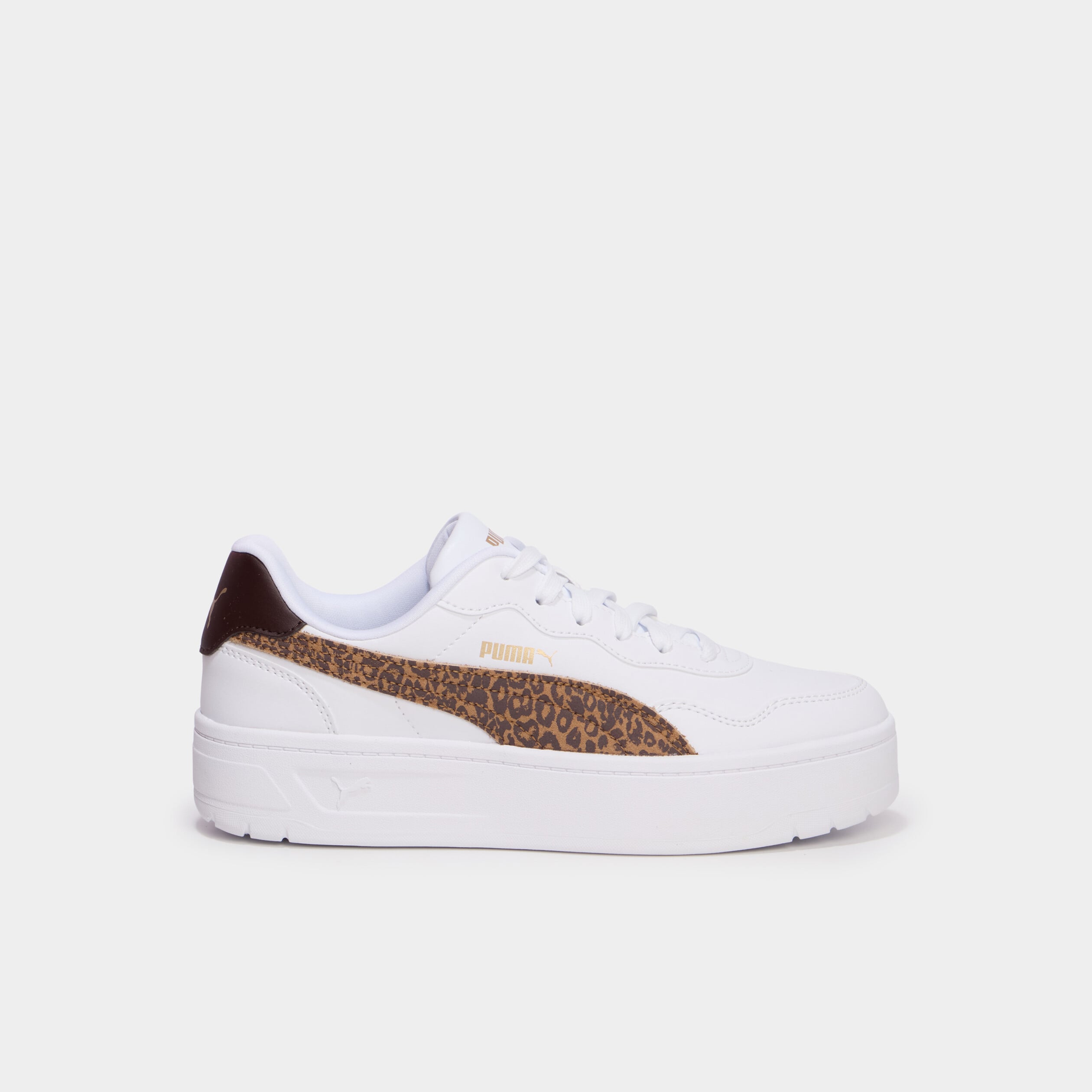 Baskets &agrave; lacets Puma Lally Skye marron femme