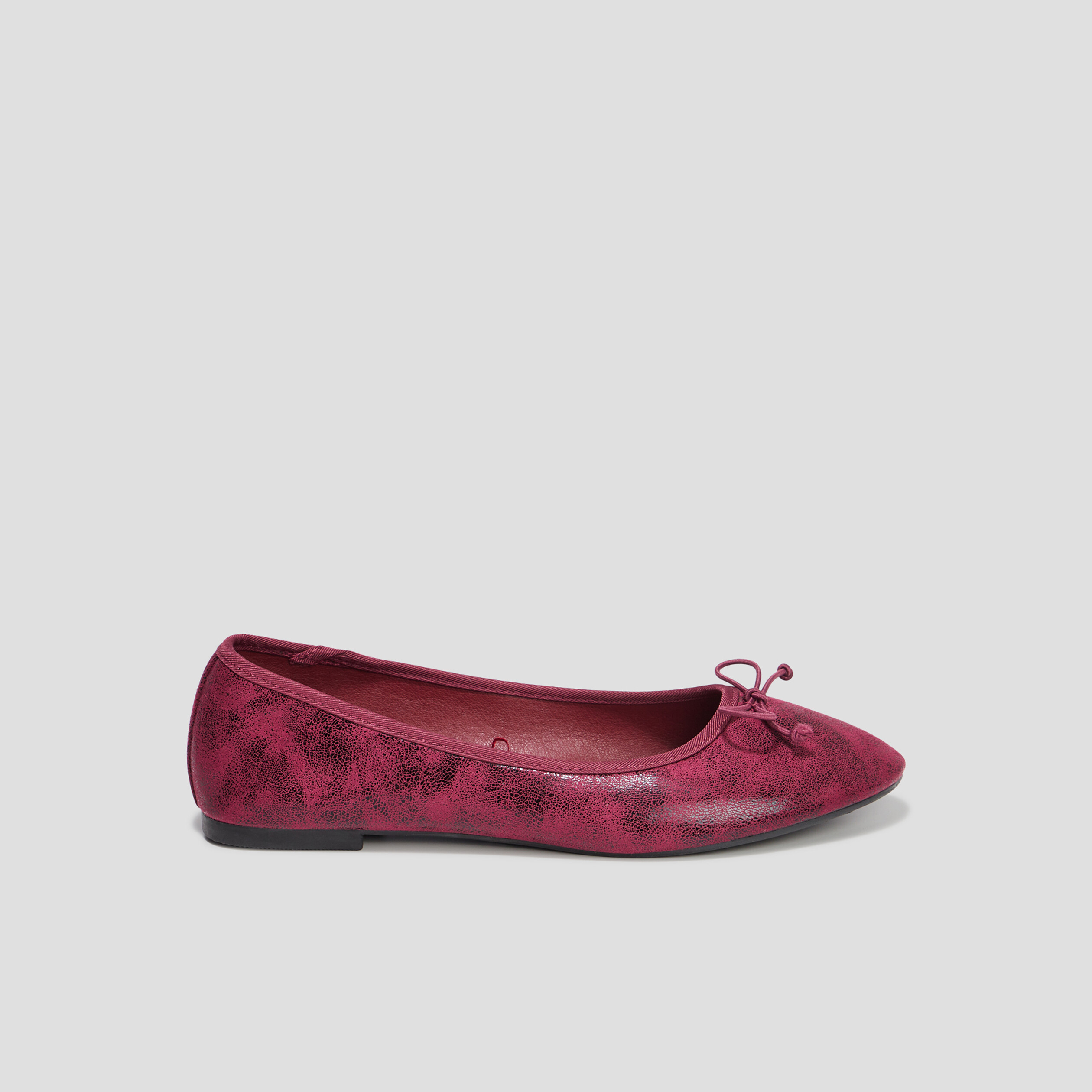 Ballerine bordeaux online femme