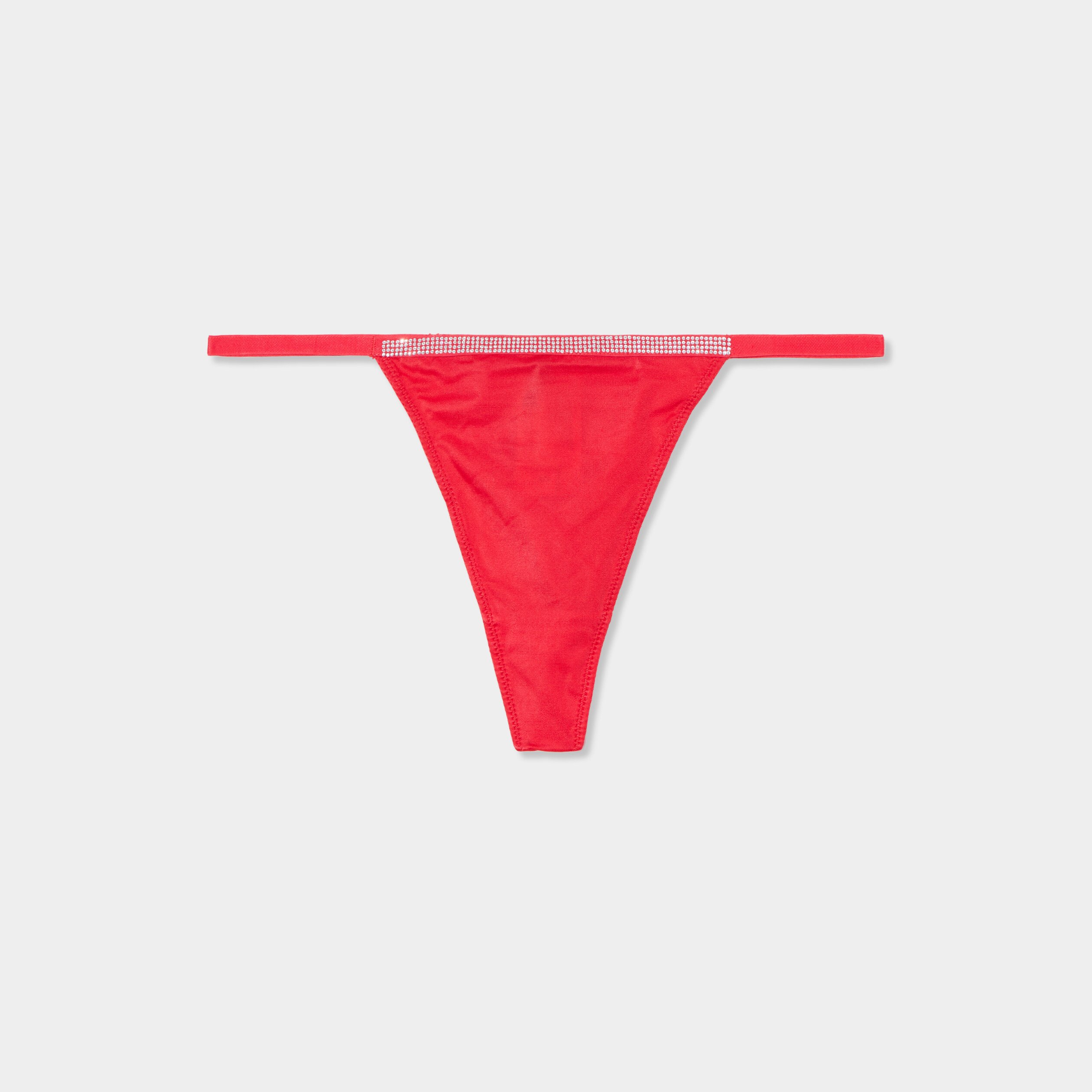 string avec strass rose framboise femme String avec strass rose framboise femme