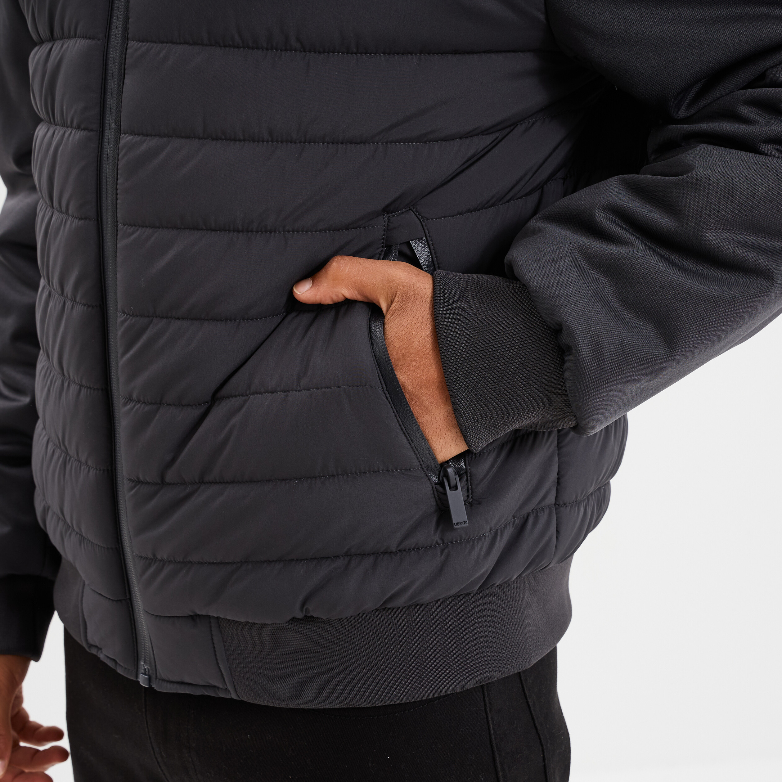 Veste à capuche Liberto gris foncé homme La Halle