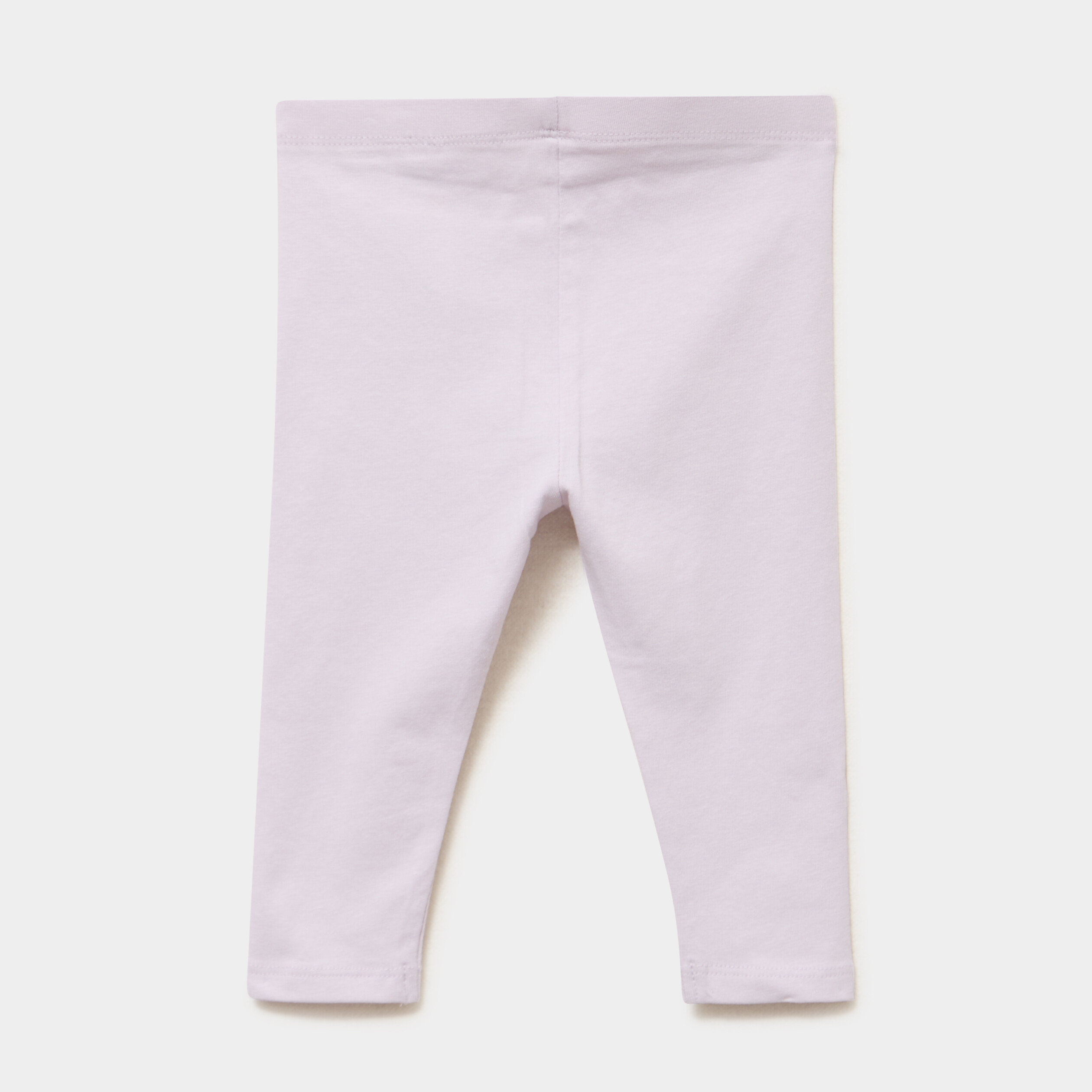Legging uni en coton parme b&eacute;b&eacute; fille