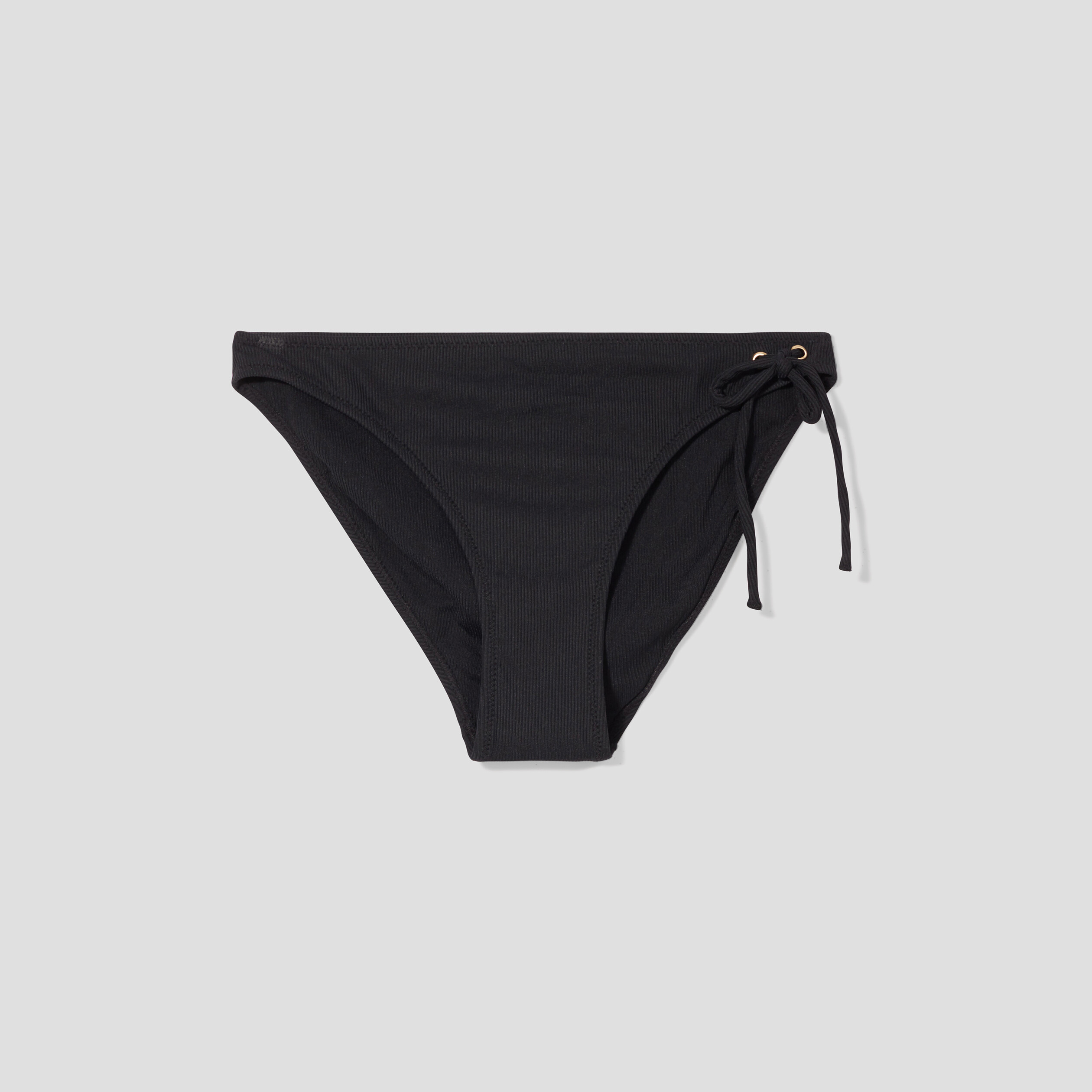 Bas de maillot de bain avec noeud noir femme