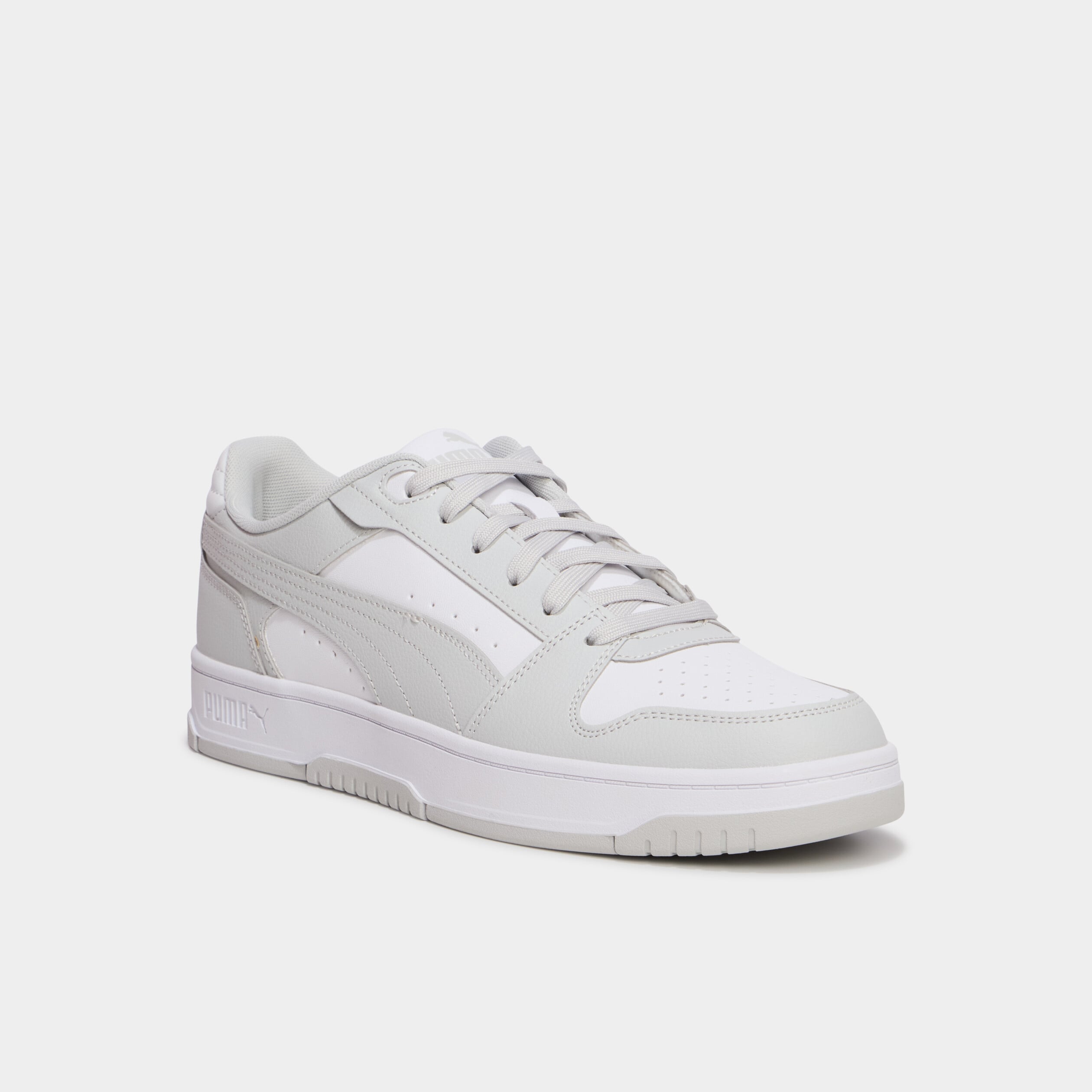 Baskets &agrave; lacets Puma Rebound Slam gris clair homme