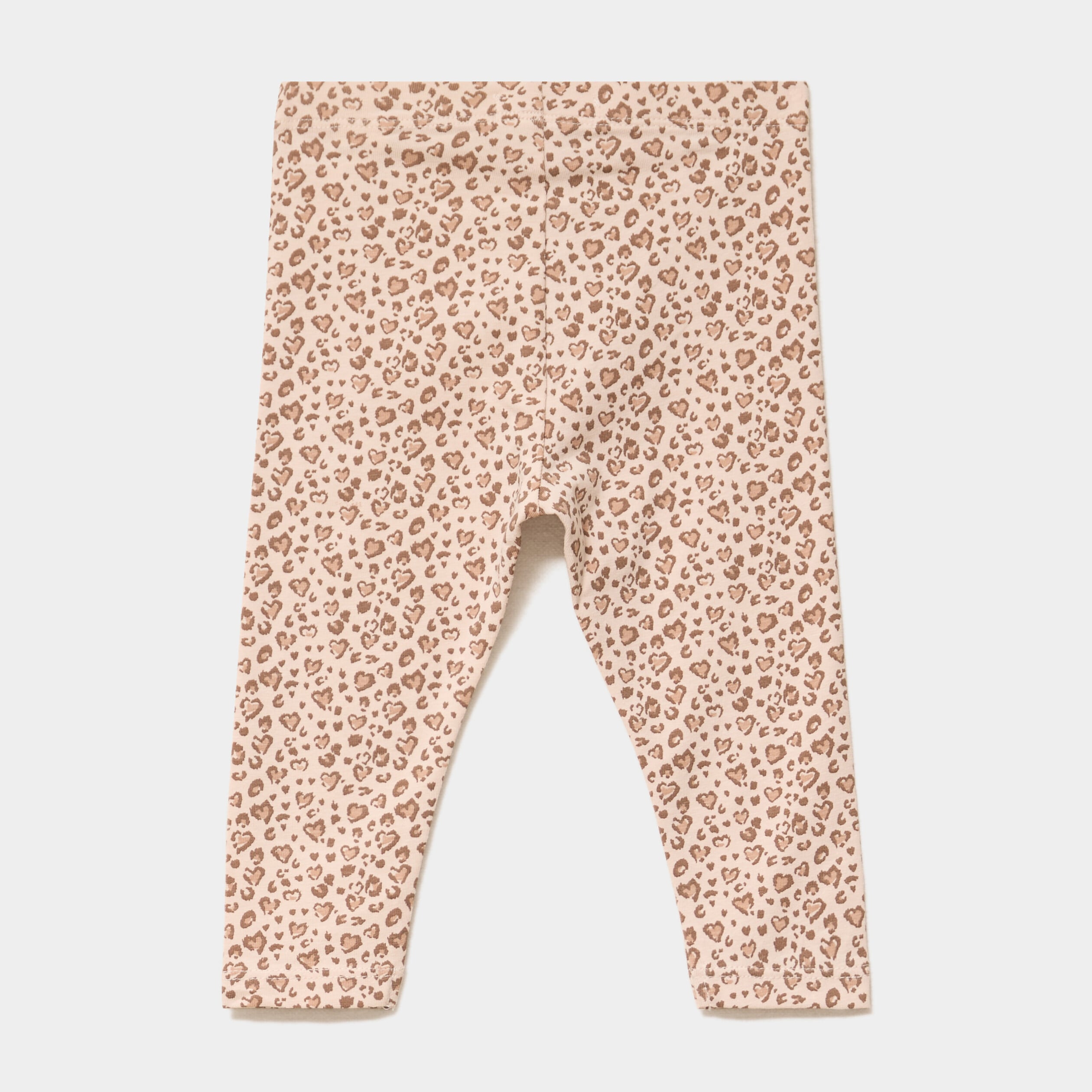 Legging coton majoritaire creme b&eacute;b&eacute; fille