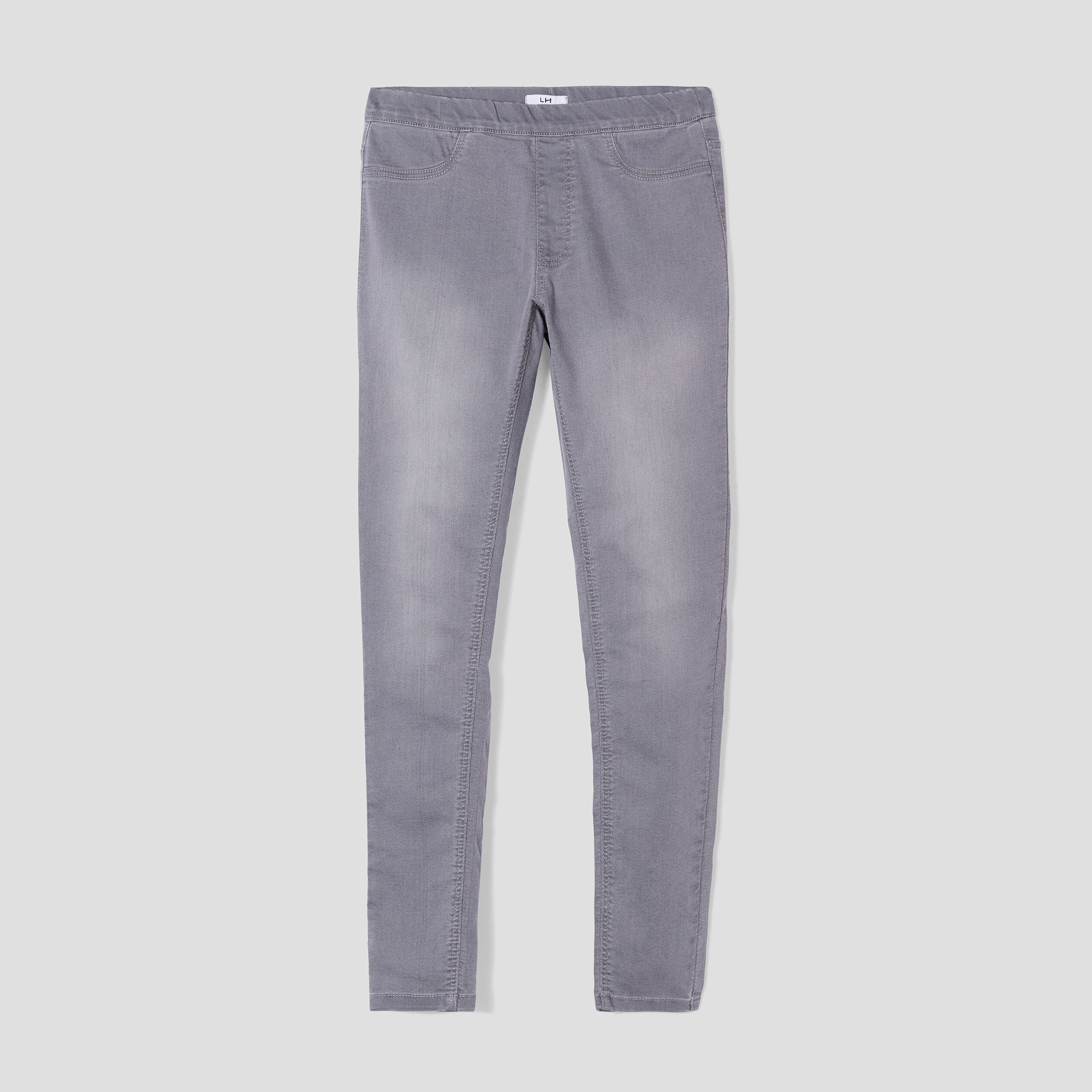 Jegging taille standard denim gris femme