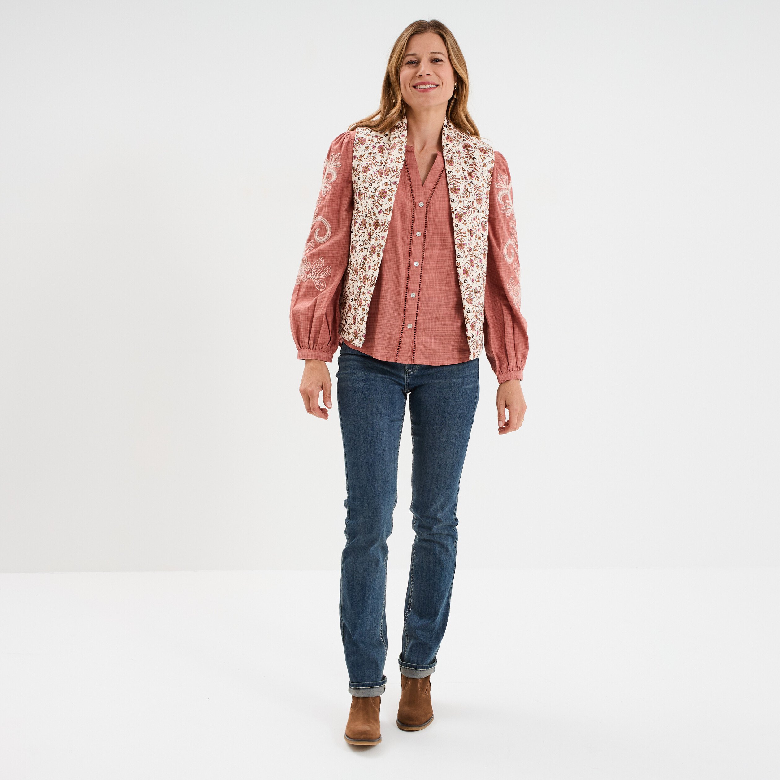 veste matelassee sans manches blanc femme Veste matelassée sans manches blanc femme