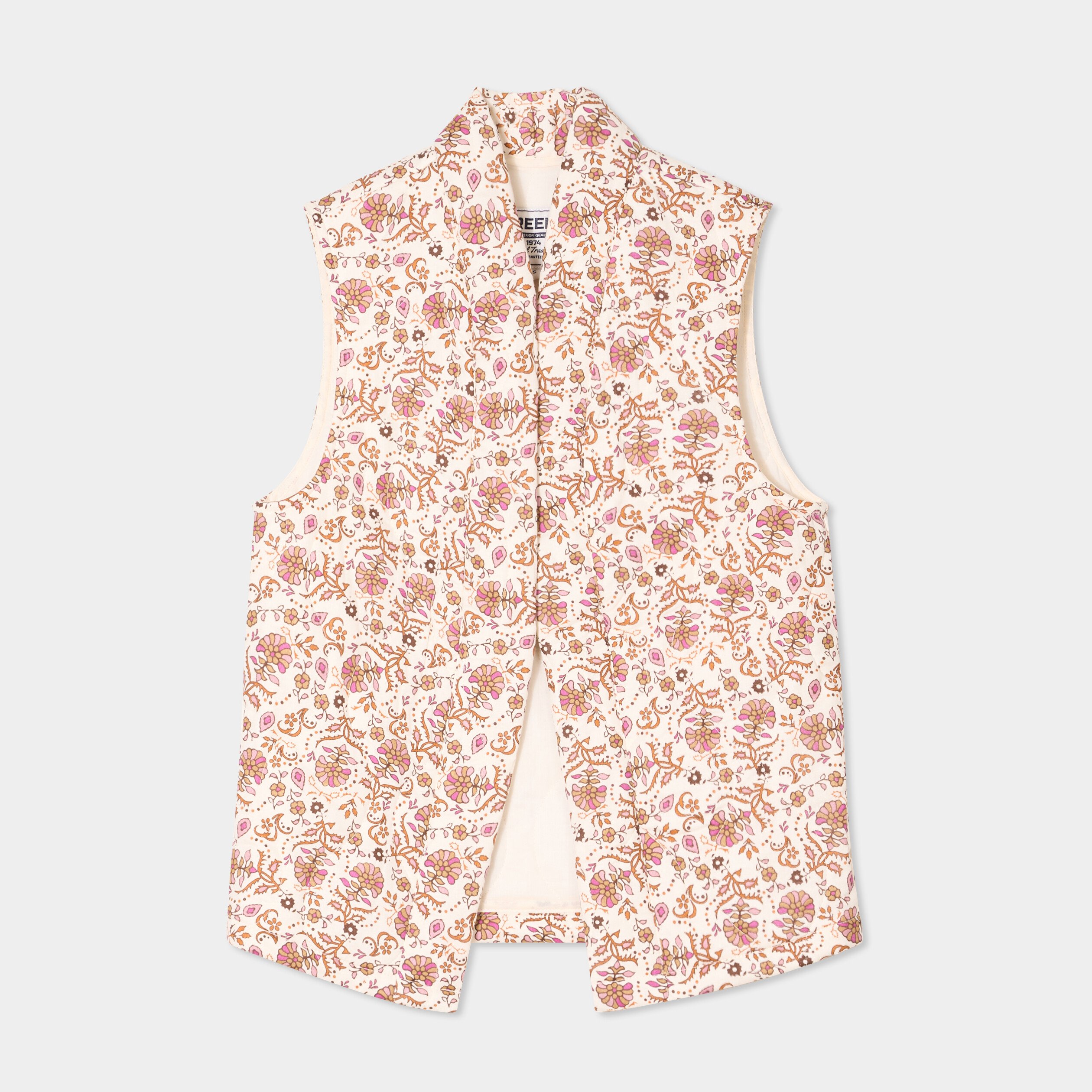 veste matelassee sans manches blanc femme Veste matelassée sans manches blanc femme