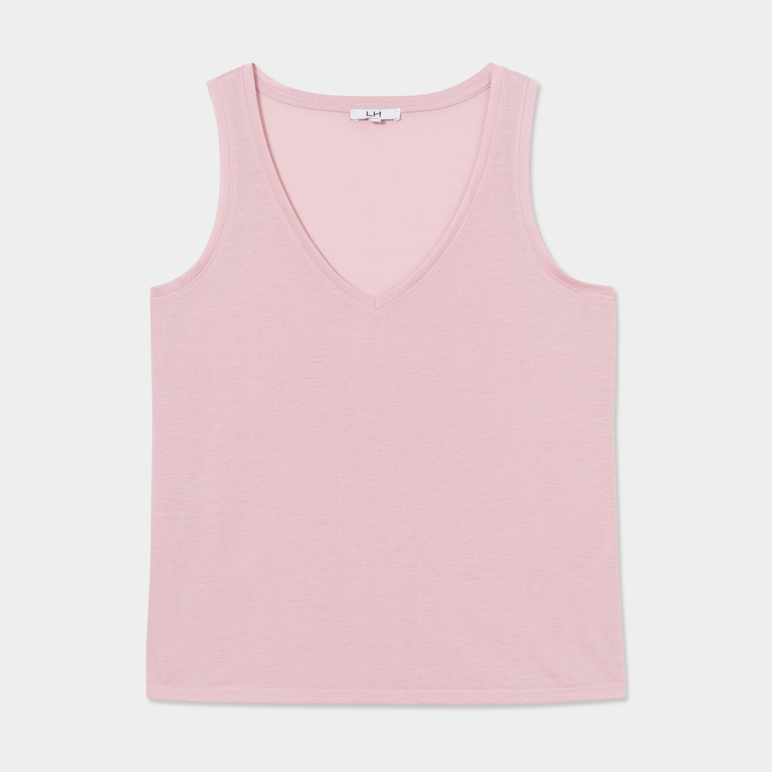 debardeur col en v mauve femme Débardeur col en V mauve femme