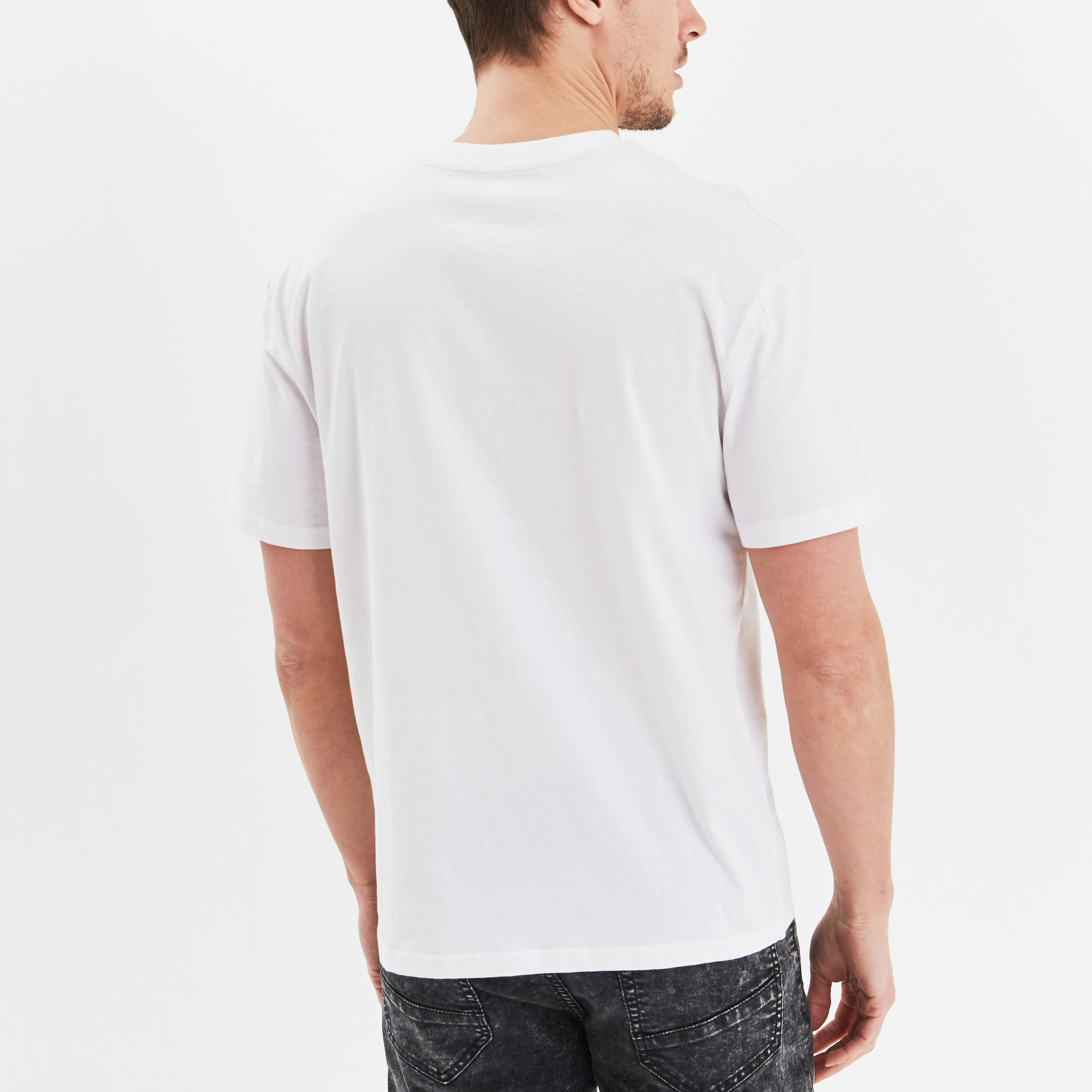 t shirt manches courtes liberto blanc homme T-shirt manches courtes Liberto blanc homme