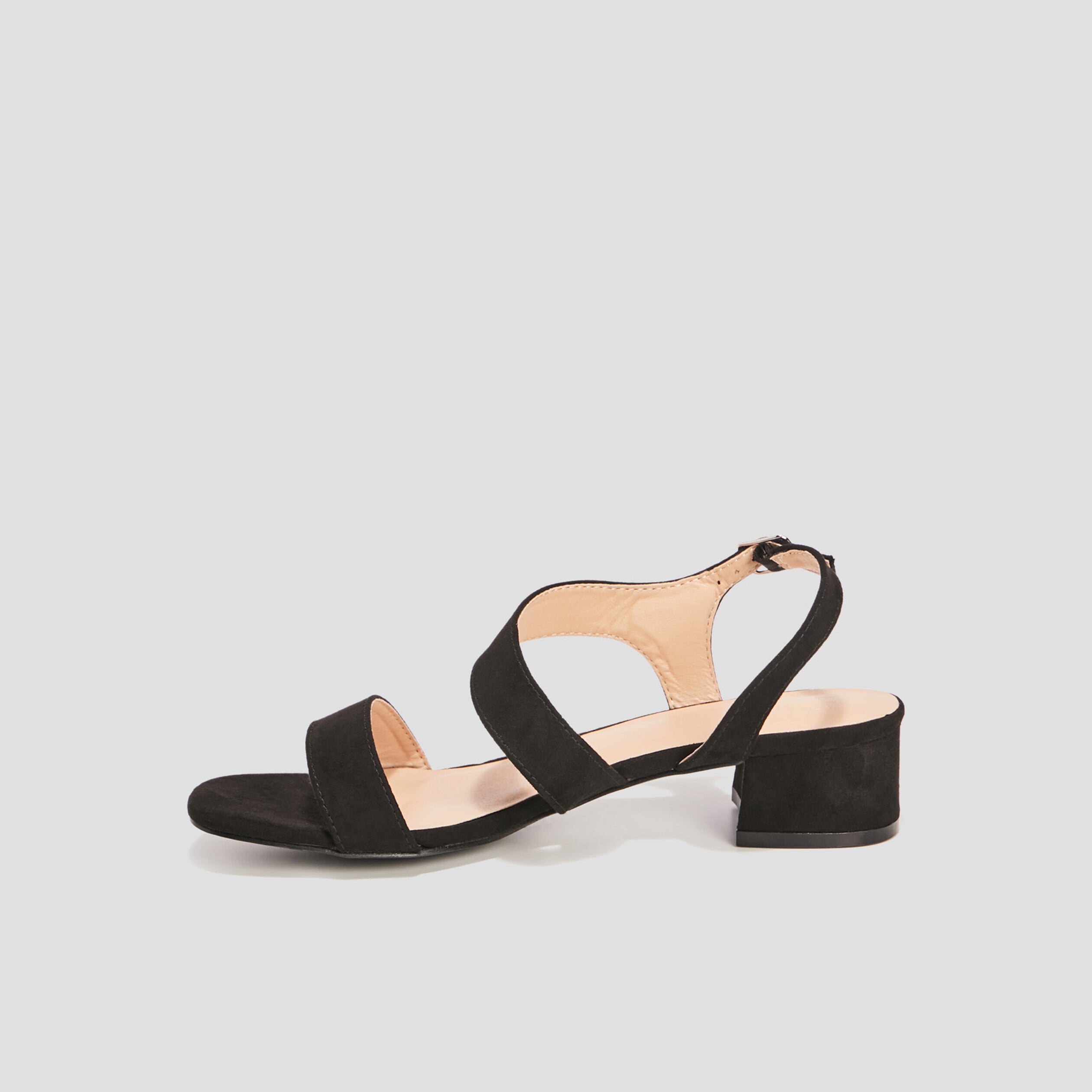 Sandales &agrave; talons noir femme