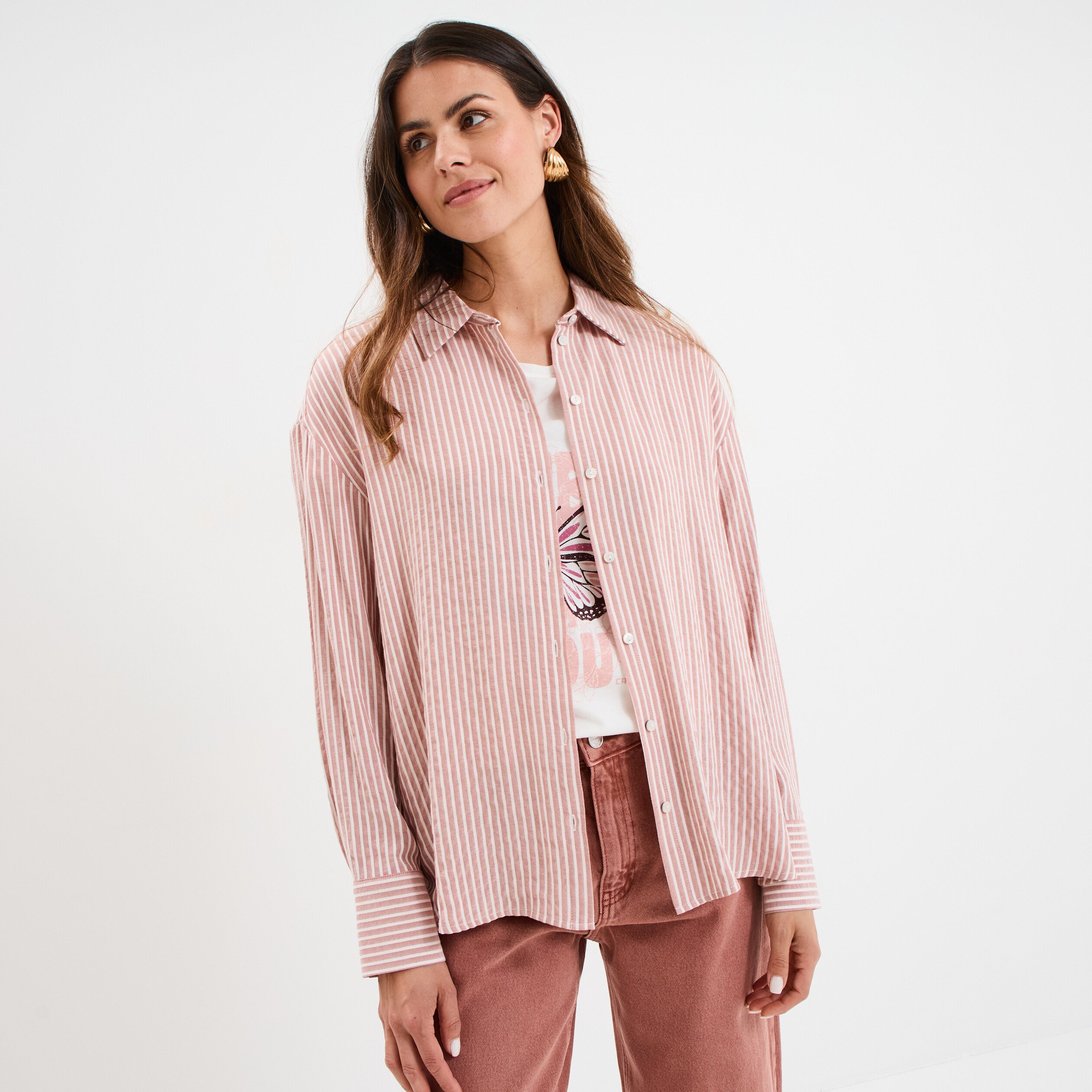 chemise manches longues bordeaux femme Chemise manches longues bordeaux femme