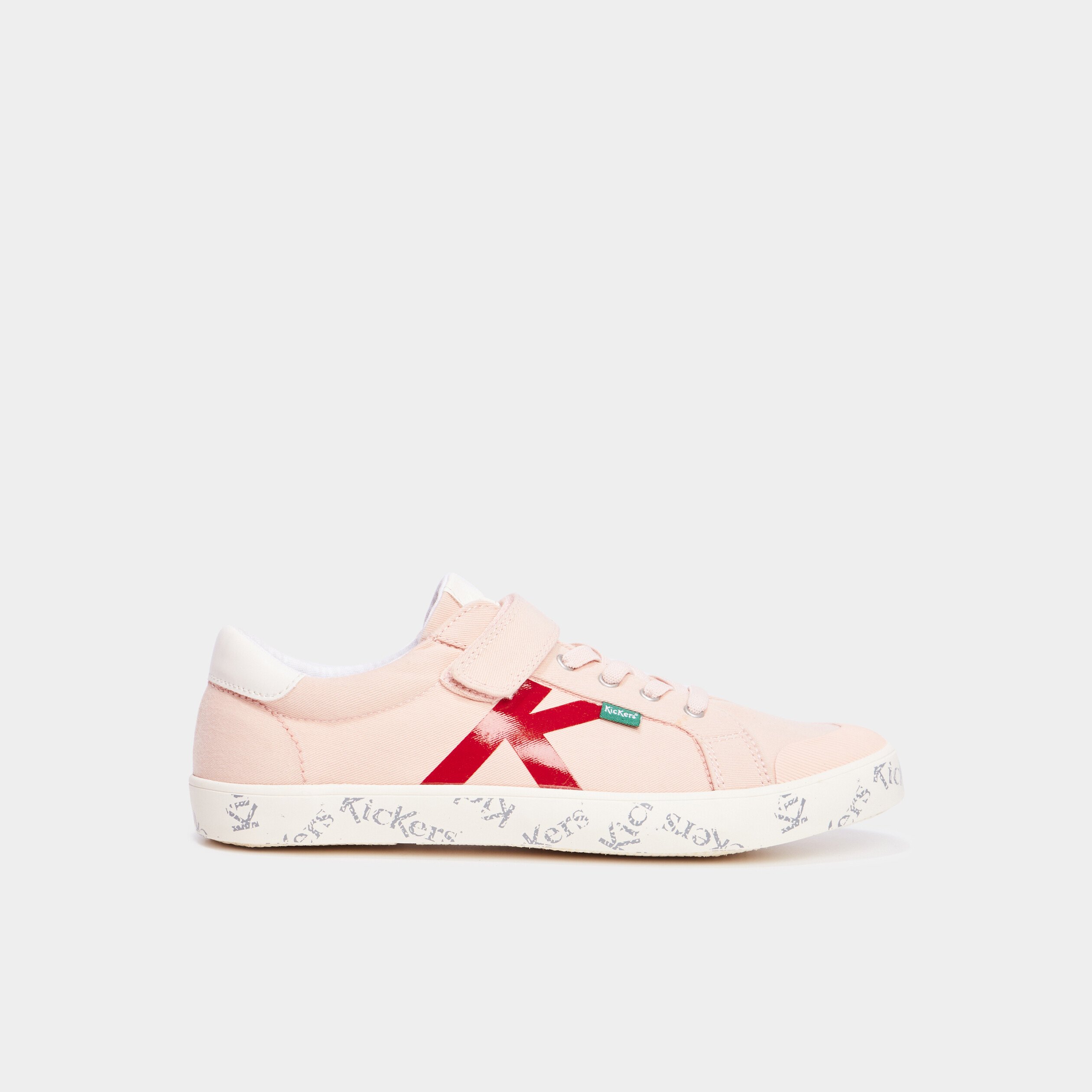 tennis basses a scratchs kickers gody rose fille Tennis basses à scratchs Kickers Gody rose fille