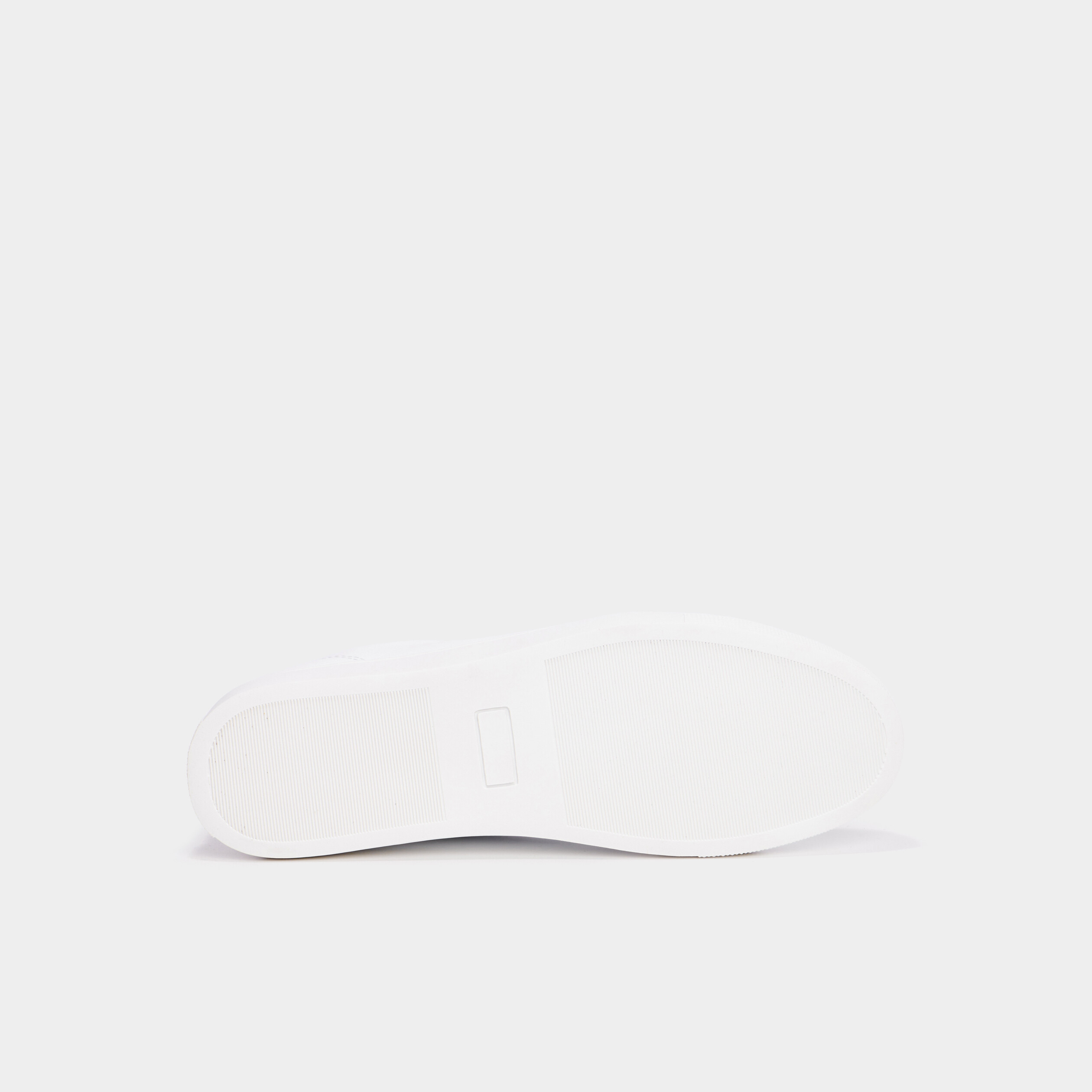 Baskets plates blanc homme
