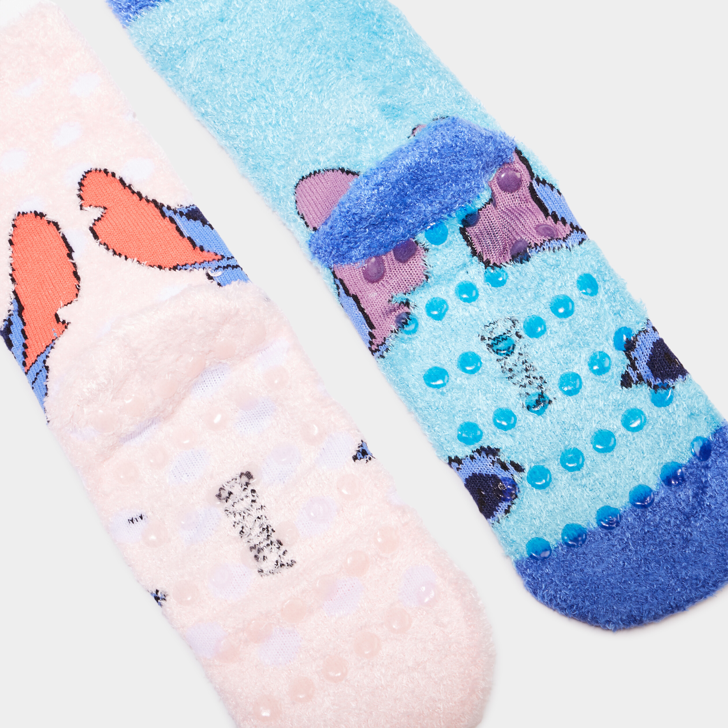 lot 2 paires chaussettes stitch multicolore fille Lot 2 paires chaussettes Stitch multicolore fille