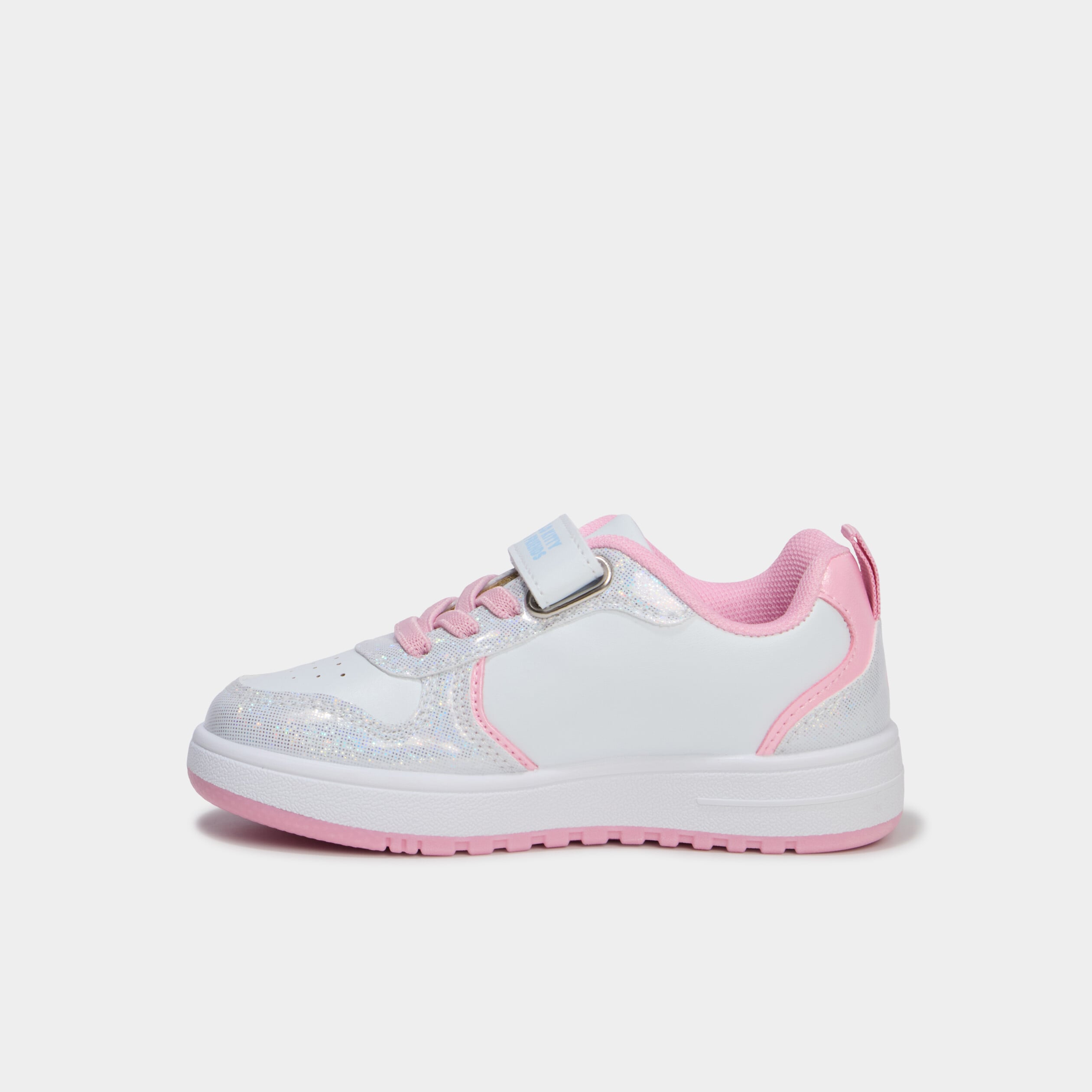 Tennis basses &agrave; scratchs Hello Kitty blanc fille