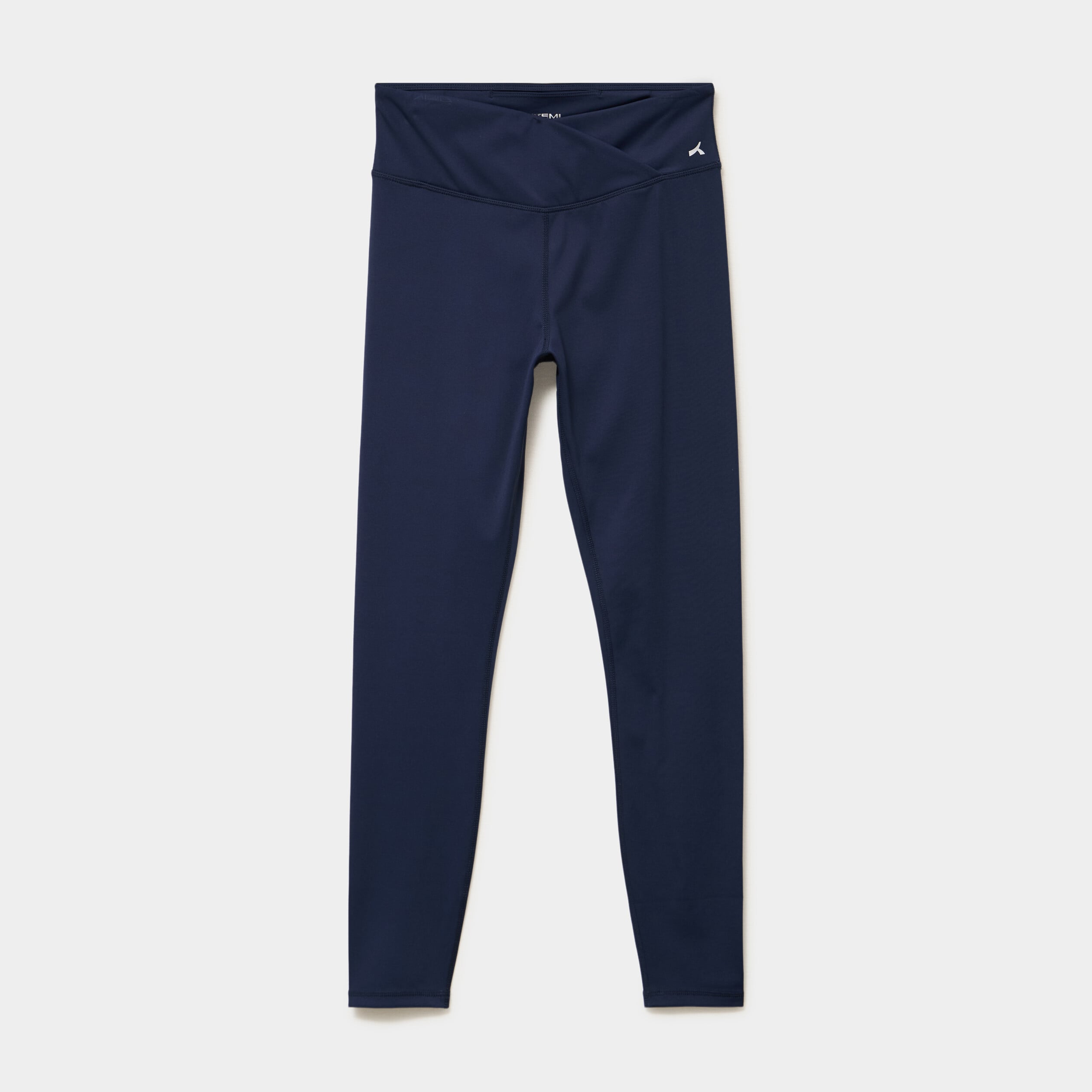 Legging de sport taille haute bleu marine femme