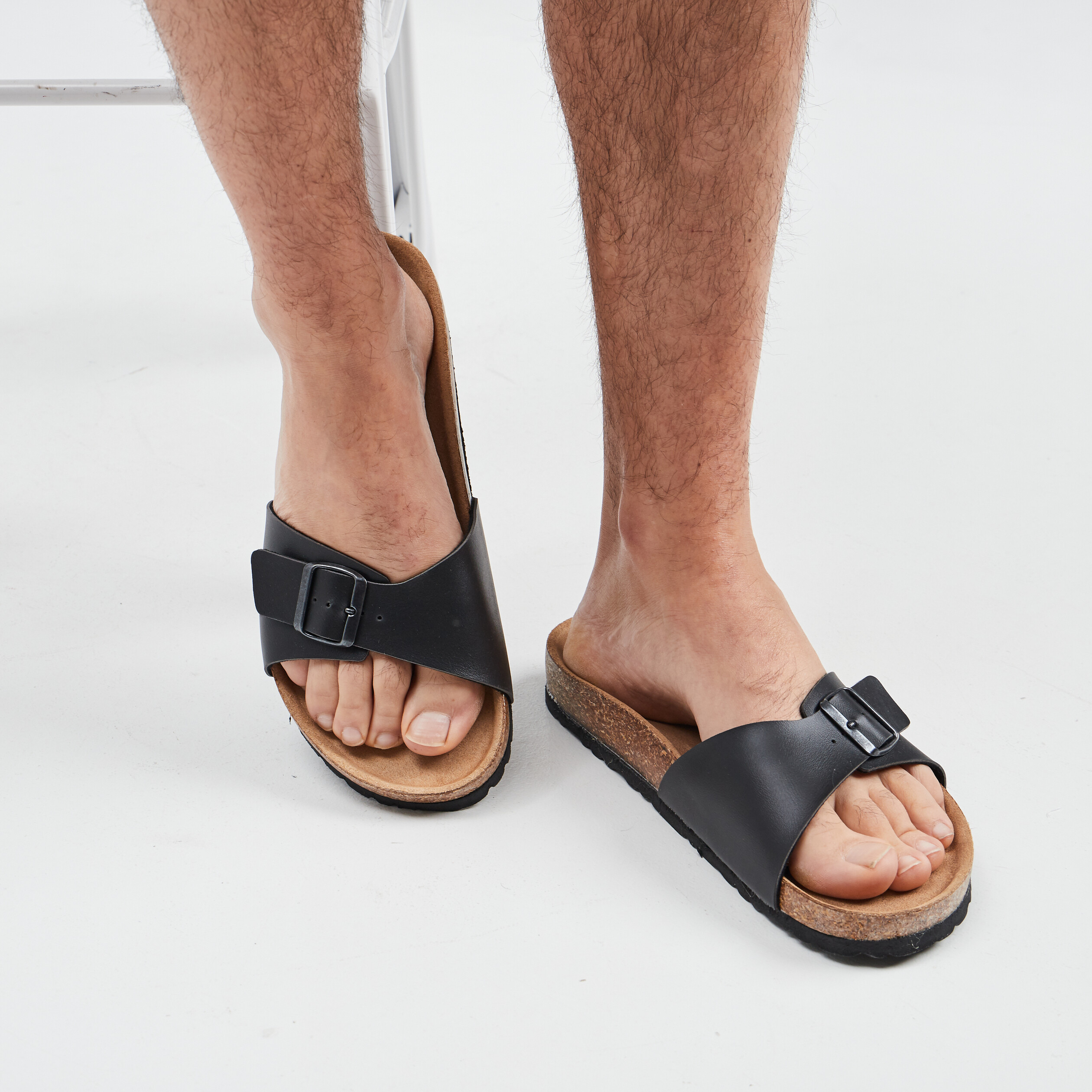 mules trappeur noir homme Mules Trappeur noir homme