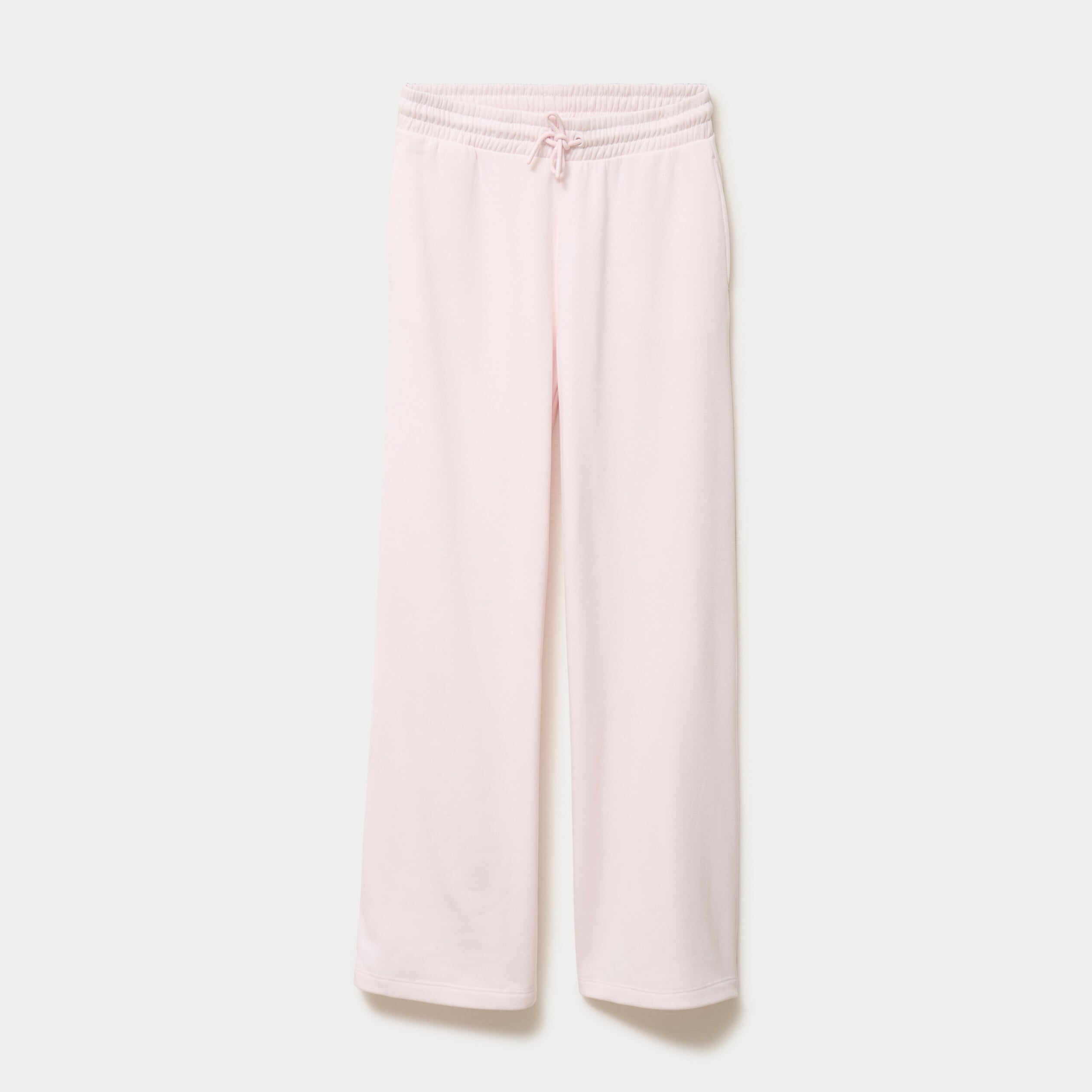 Pantalon jogging large taille &eacute;lastiqu&eacute;e rose clair femme
